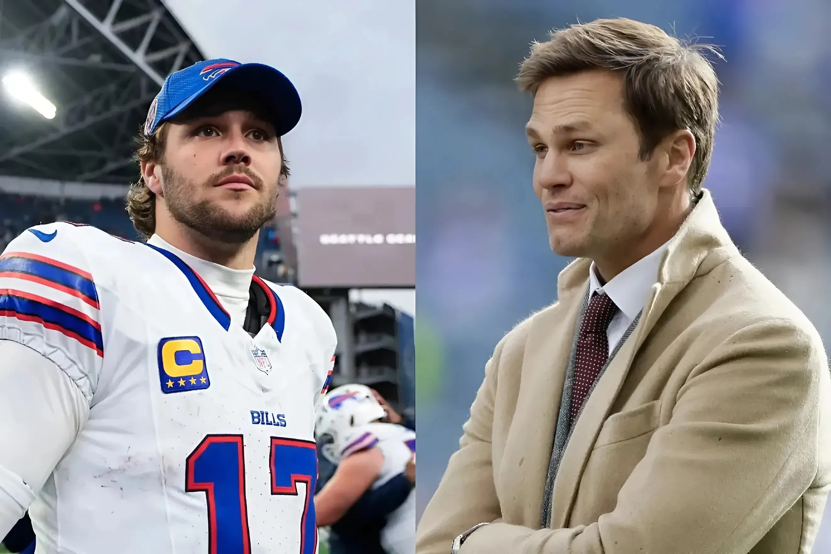 Skip Bayless makes a bizarre plea to Josh Allen to help him save Tom Brady