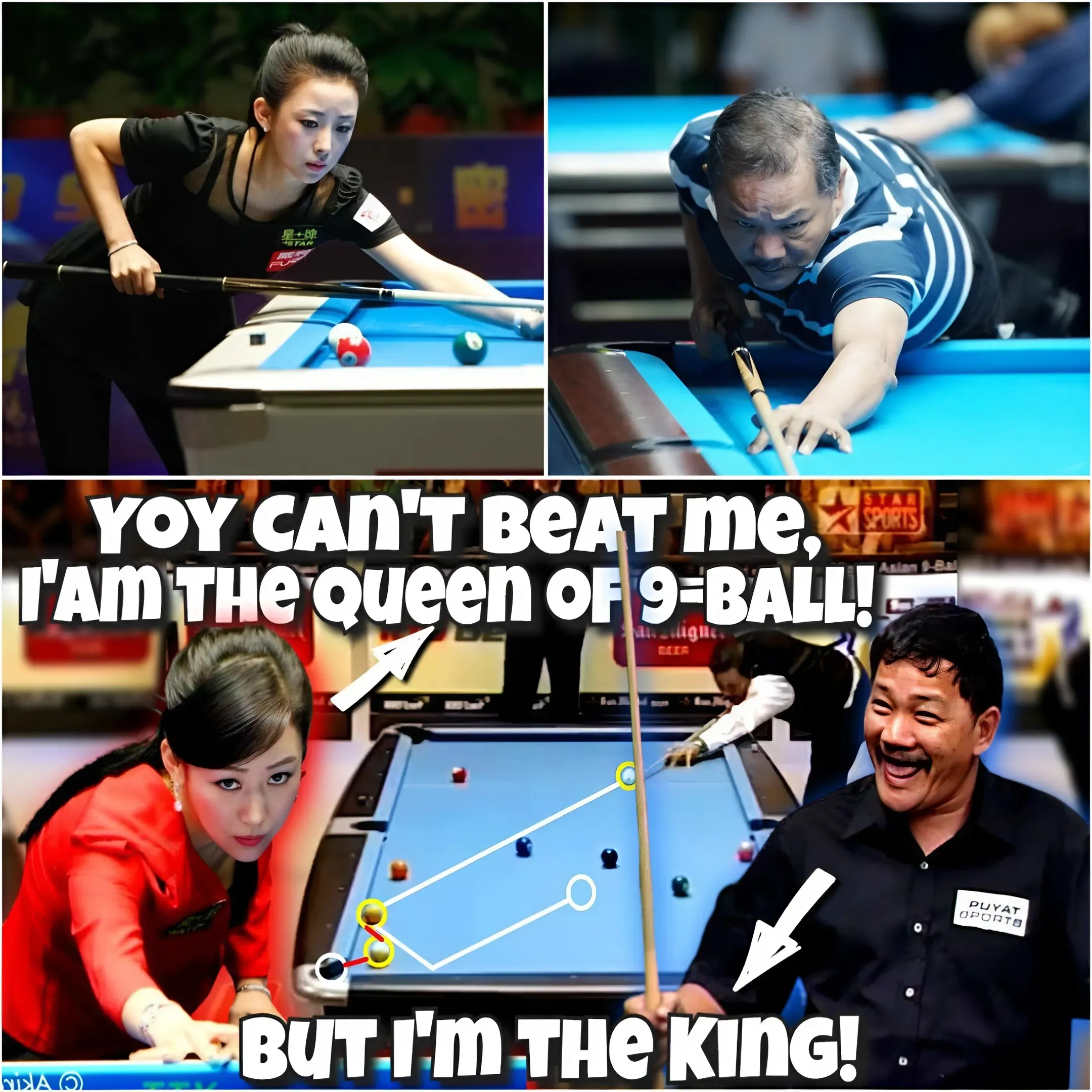 The KING Efren Reyes vs. The QUEEN Pan Xiaoting Legendary Clash at the SMB Open 9-Ball Championship