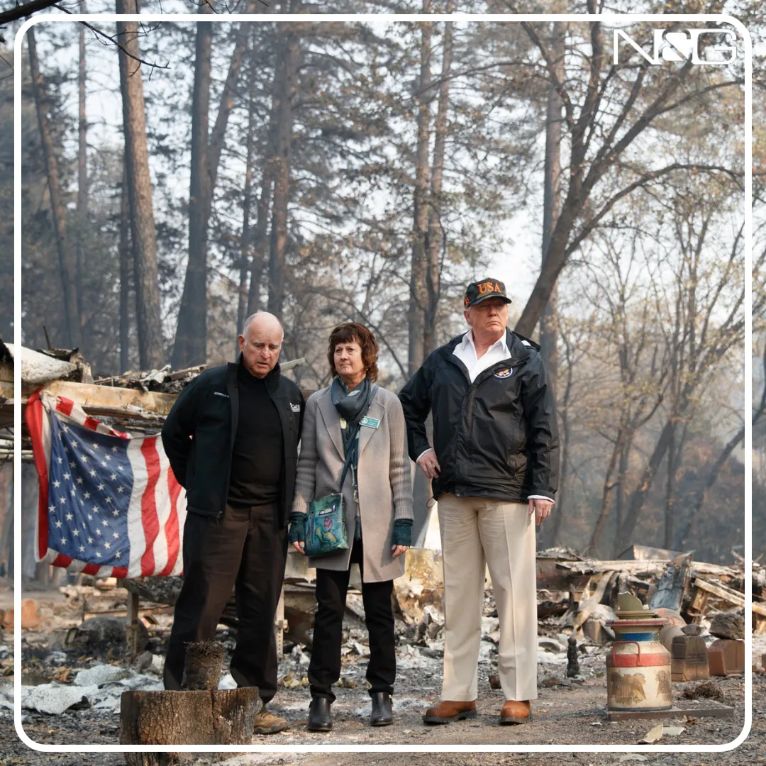 Trump urges California to implement voter restrictions before accessing fire aid