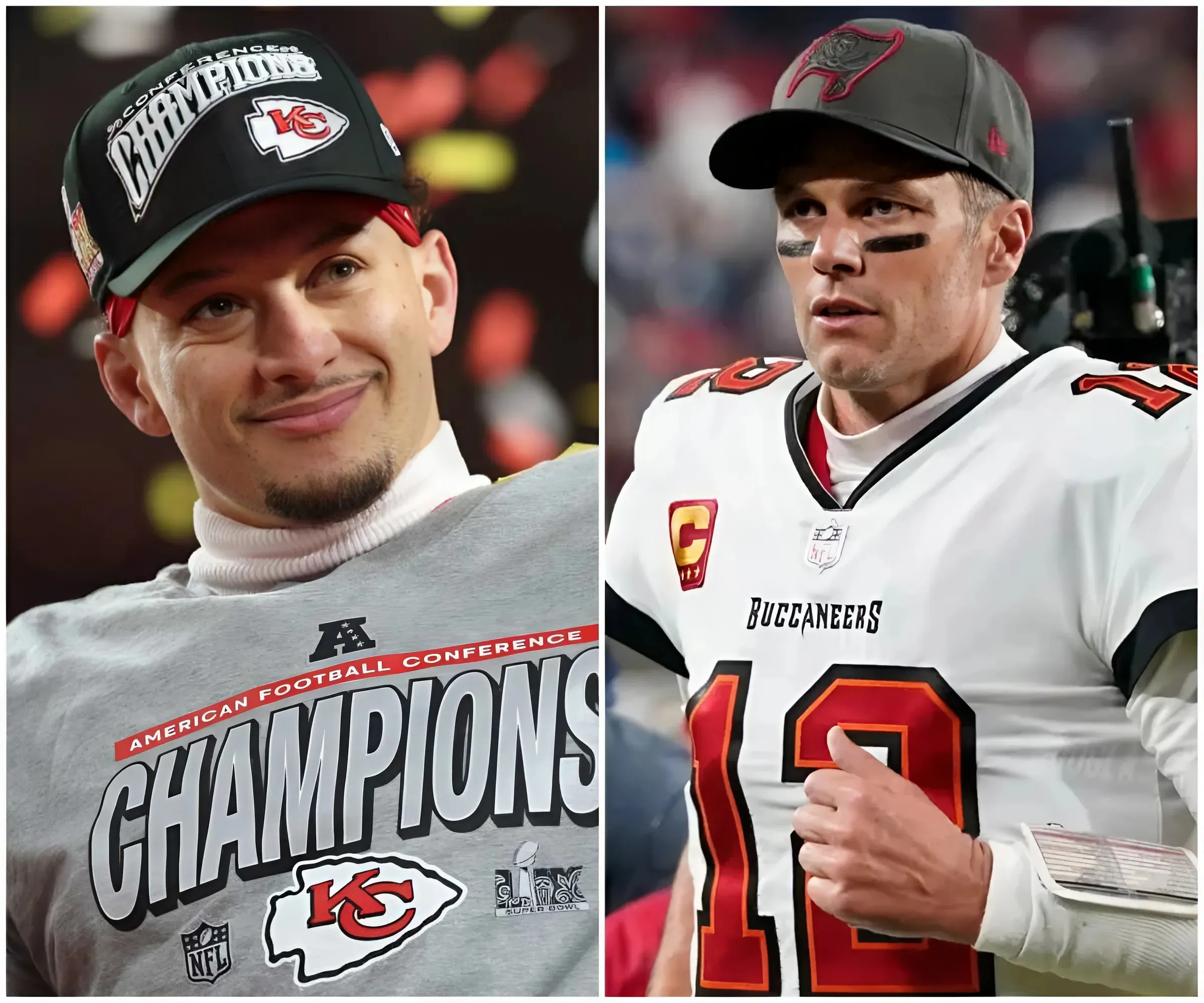 Tom Brady, Patrick Mahomes Start NFL Debate Ahead of Super Bowl LIX