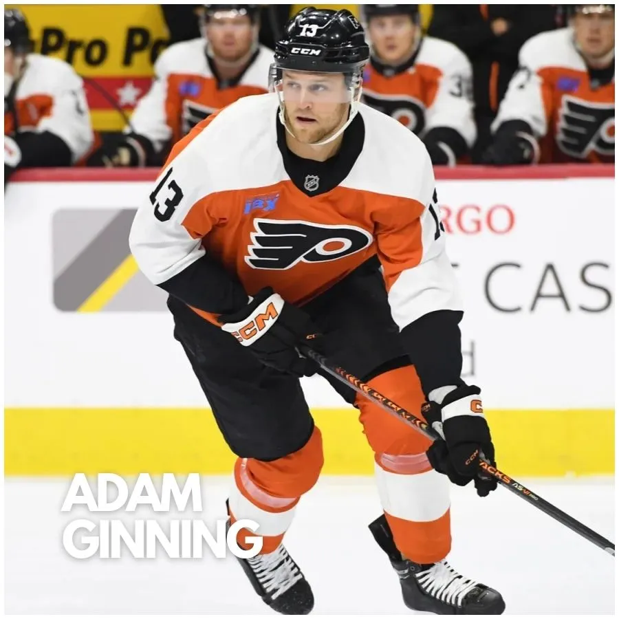 Flyers recall defenseman Adam Ginning for his season debut