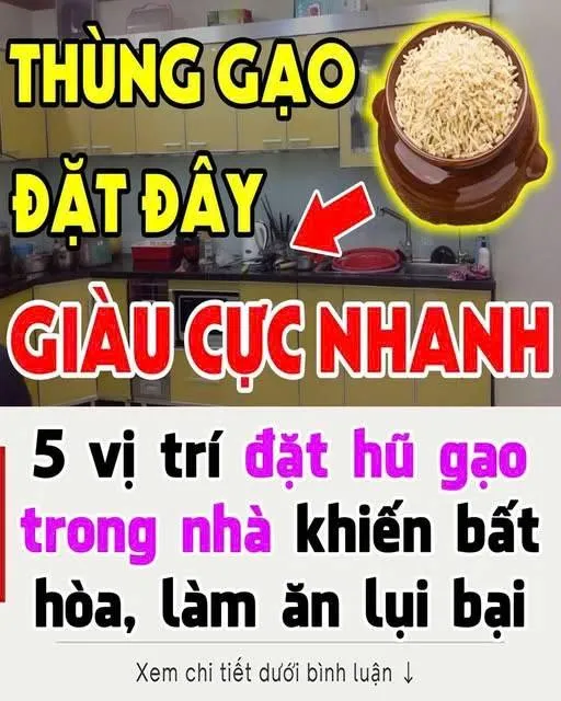 5 lưu ý khi đặt hũ gạo trong nhà, tránh phạm phải kẻo gia đình bất hòa làm ăn lụi bại