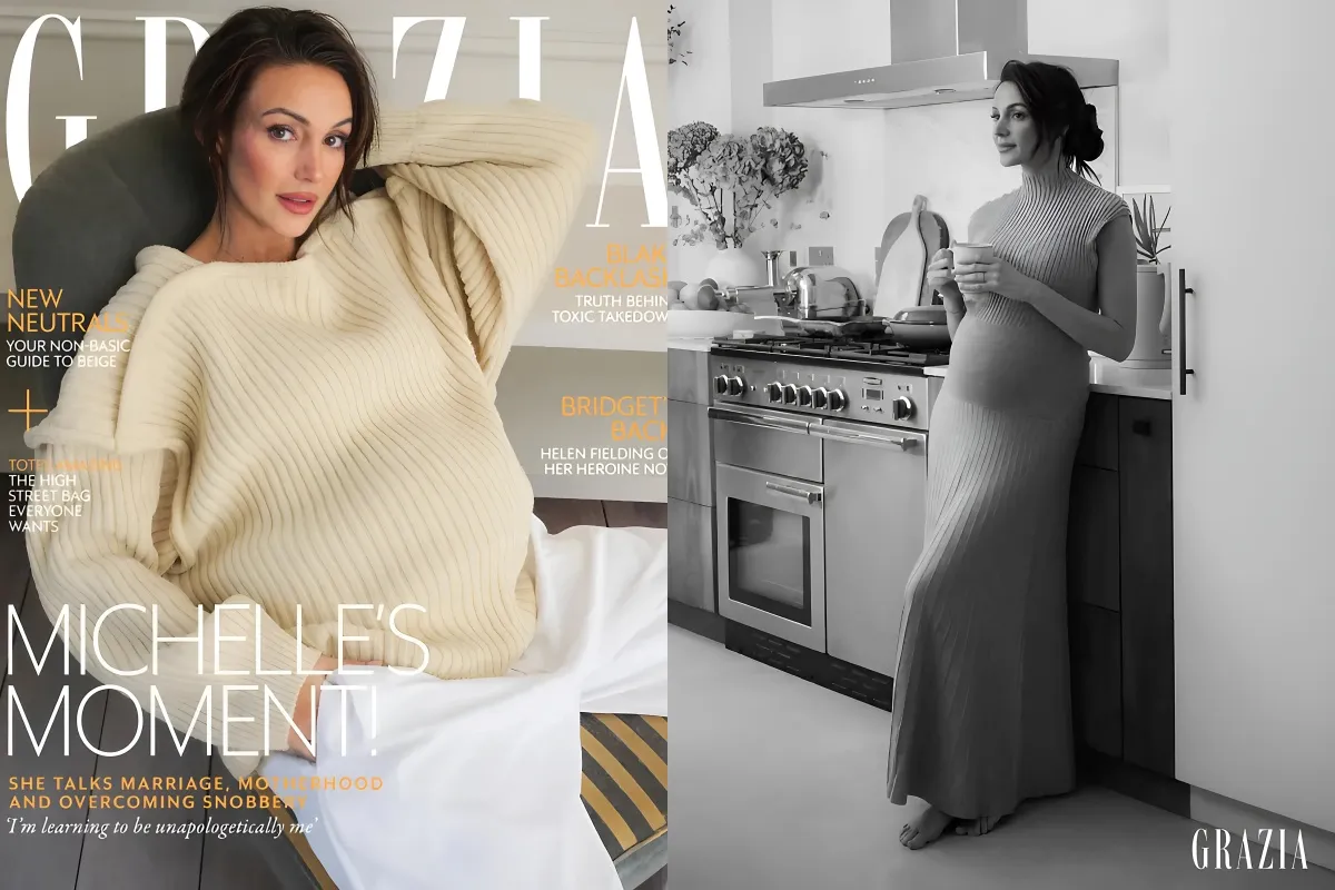 Glowing Michelle Keegan showcases her blossoming bump in stunning snaps after breaking her silence on her pregnancy ahead of welcoming first child with husband Mark Wright liennhi