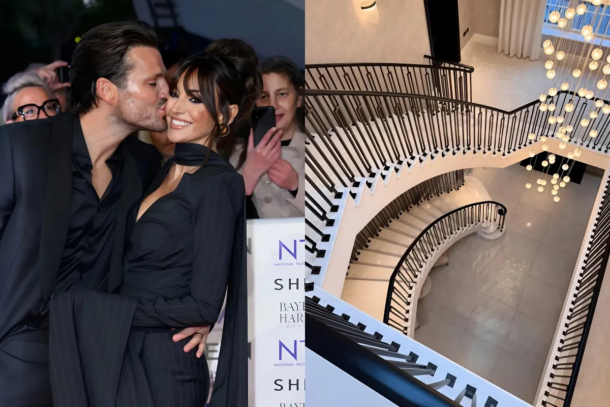 Mark Wright and Michelle Keegan show off stunning staircase transformation at £3.5million mansion ahead of baby’s birth liennhi