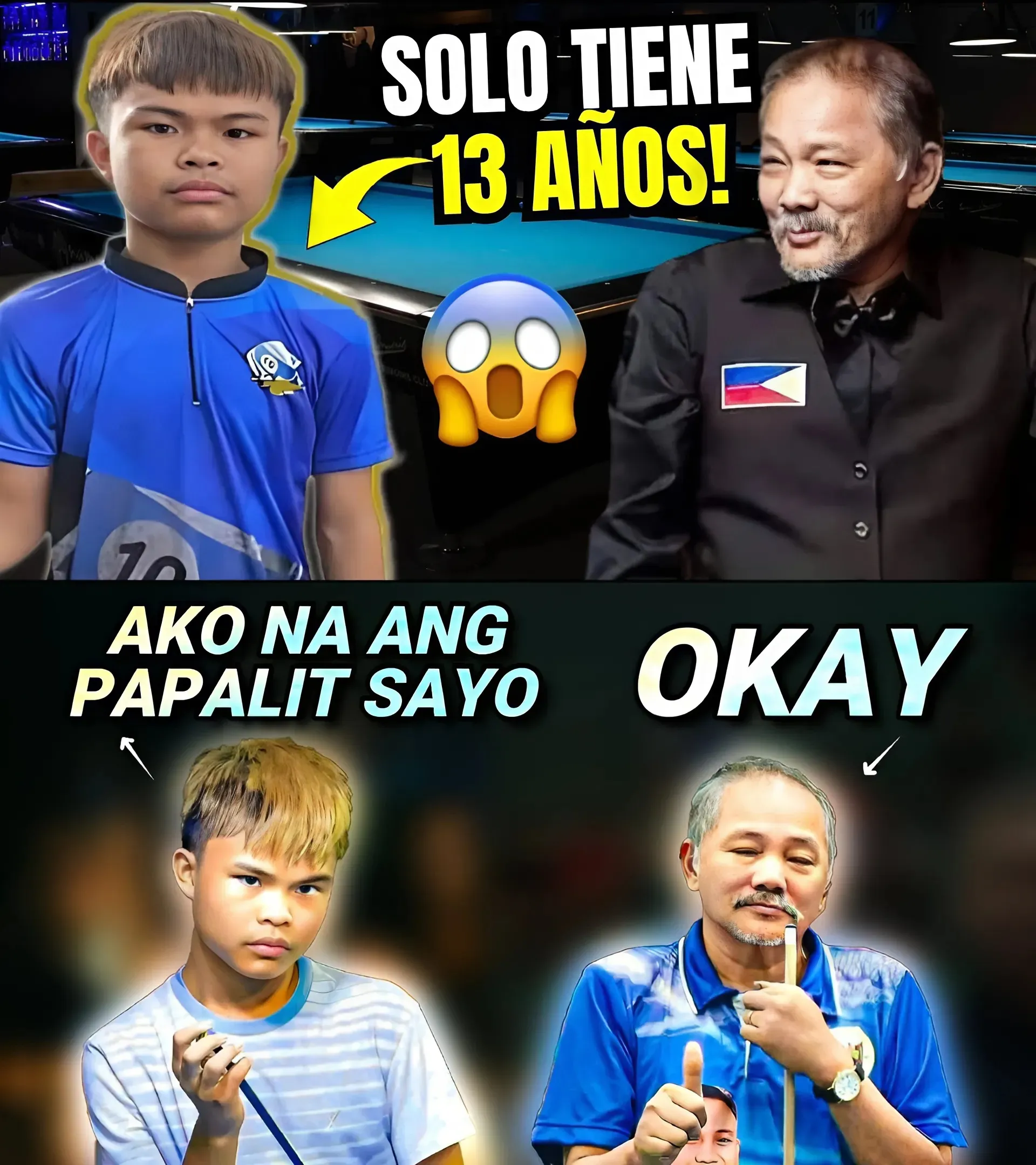 😱 The Efren Bata Reyes Miracle: Teaching Jaybee Sucal to Hit a Magic Shot! Is He the Next Billiards Legend?