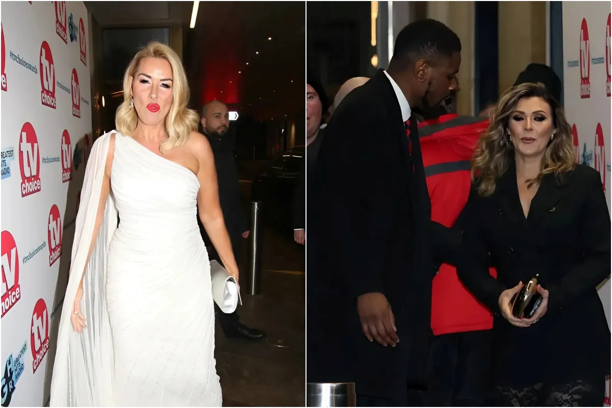 Strictly, EastEnders and Coronation Street stars look ready for bed after boozy night out at TV awards... ngocc