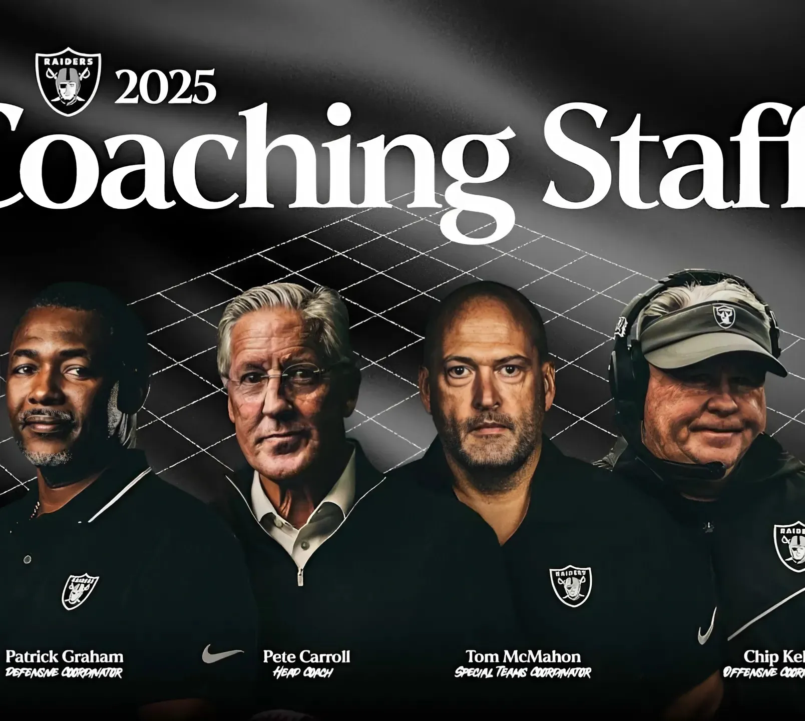 Raiders finalize 2025 coaching staff