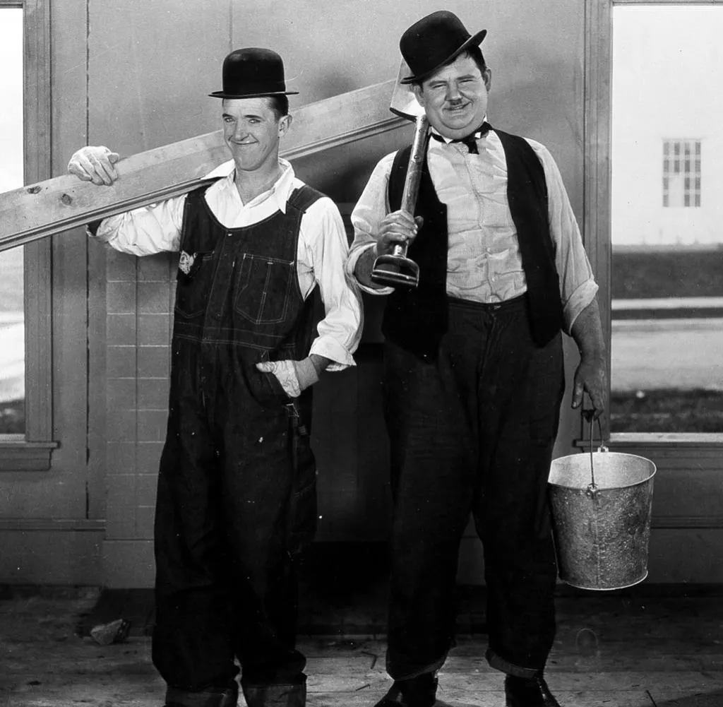 Laurel & Hardy - "The Finishing Touch"