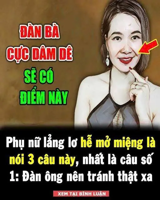 Phụ nữ lẳng lơ hễ mở miệng sẽ nói 3 câu này, nhất là câu số 1: Đà:n ông nên tránh za