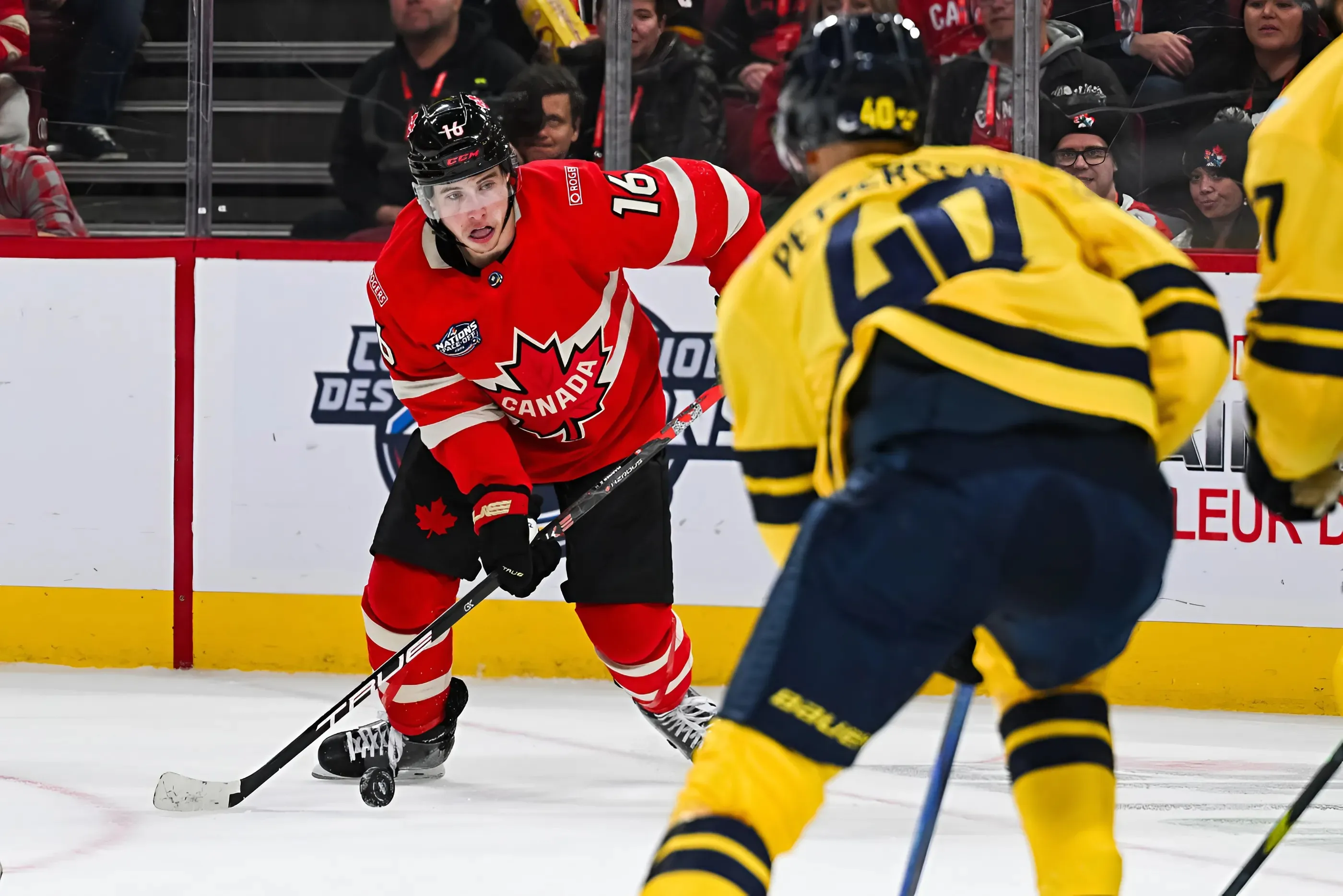 Watch: Team Canada's Mitch Marner rips OT goal to win 4 Nations Face-Off opener