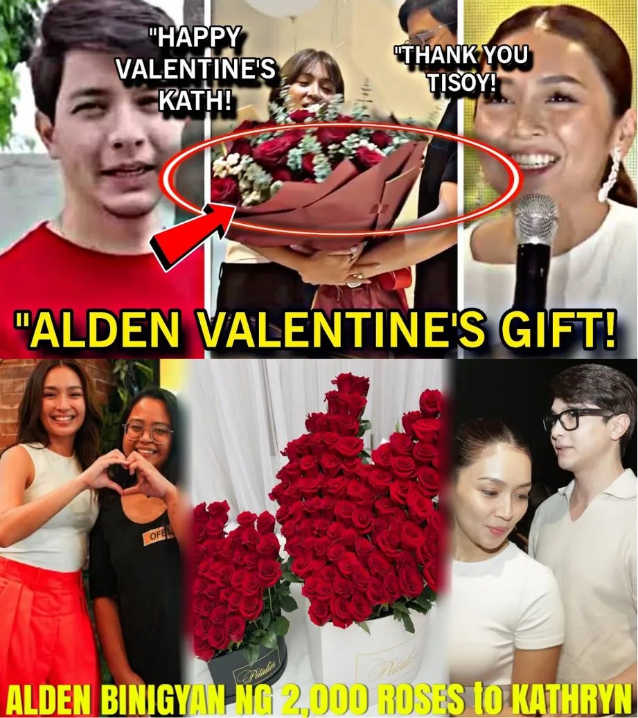 "Terrifying! ALDEN RICHARDS GAVE FLOWERS ON VALENTINE'S DAY! KATHRYN Thrilled!