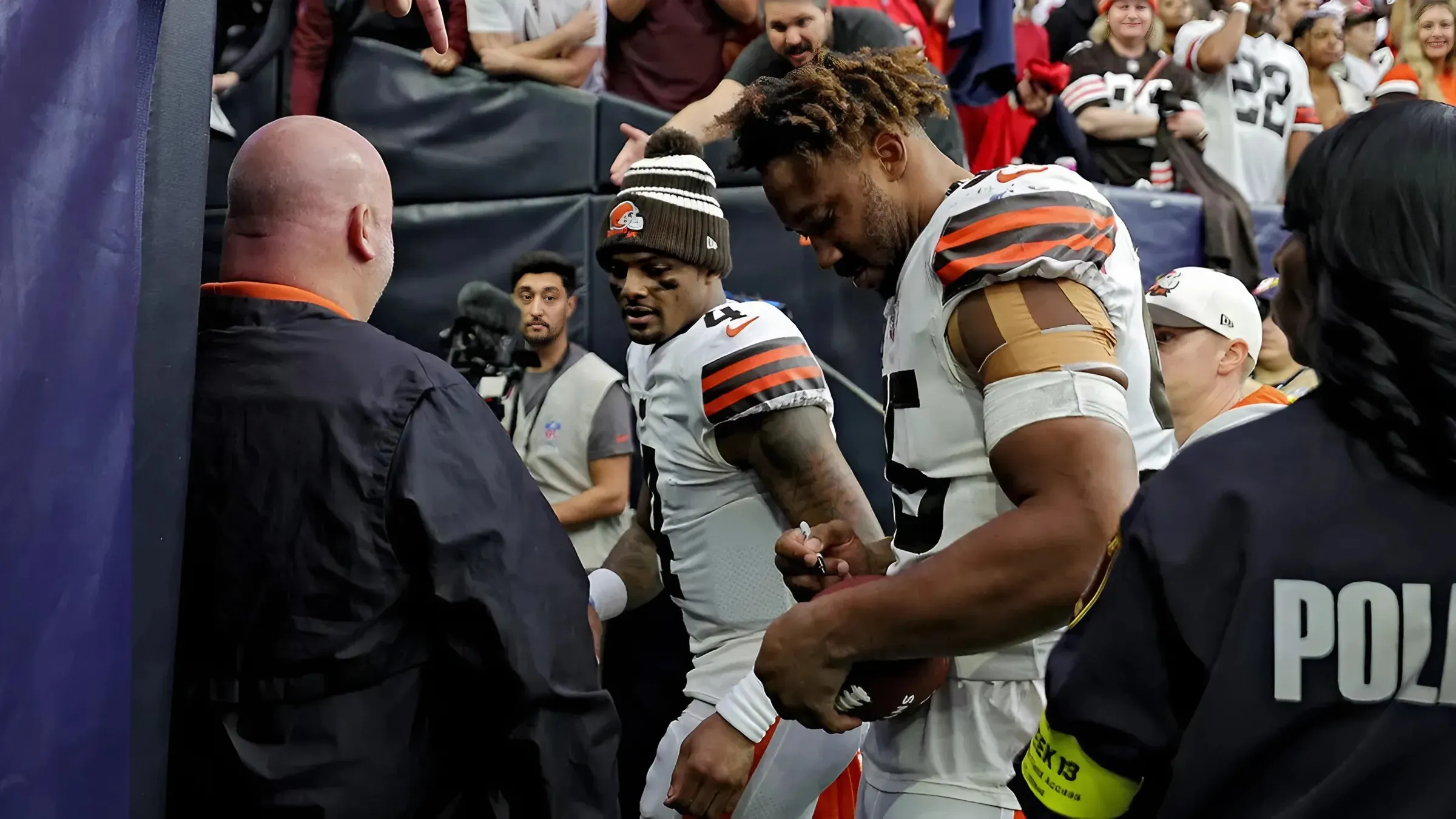 Browns Star Myles Garrett Pitched as Package Deal Trade With QB