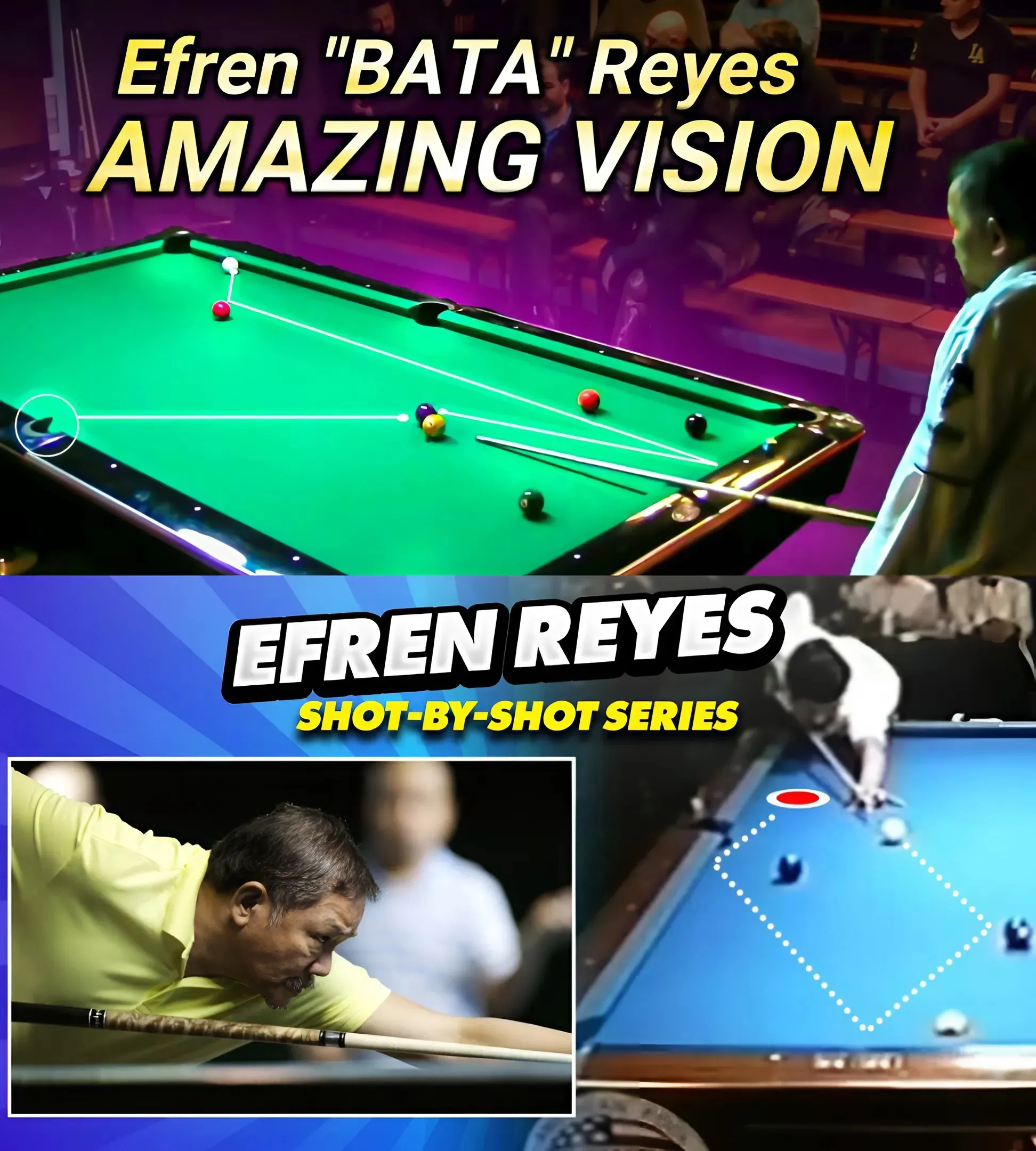 Efren 'BATA' The Magician Reyes: Great Not Only In Skills But Also In Tactical Psychology In Billiards!