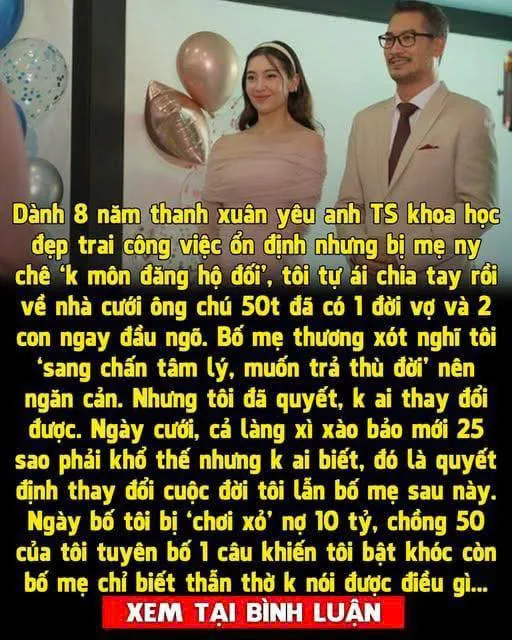Trót yêu anh hàng xóm 45 tuổi ai cũng cản, tôi vẫn cố cưới để giờ