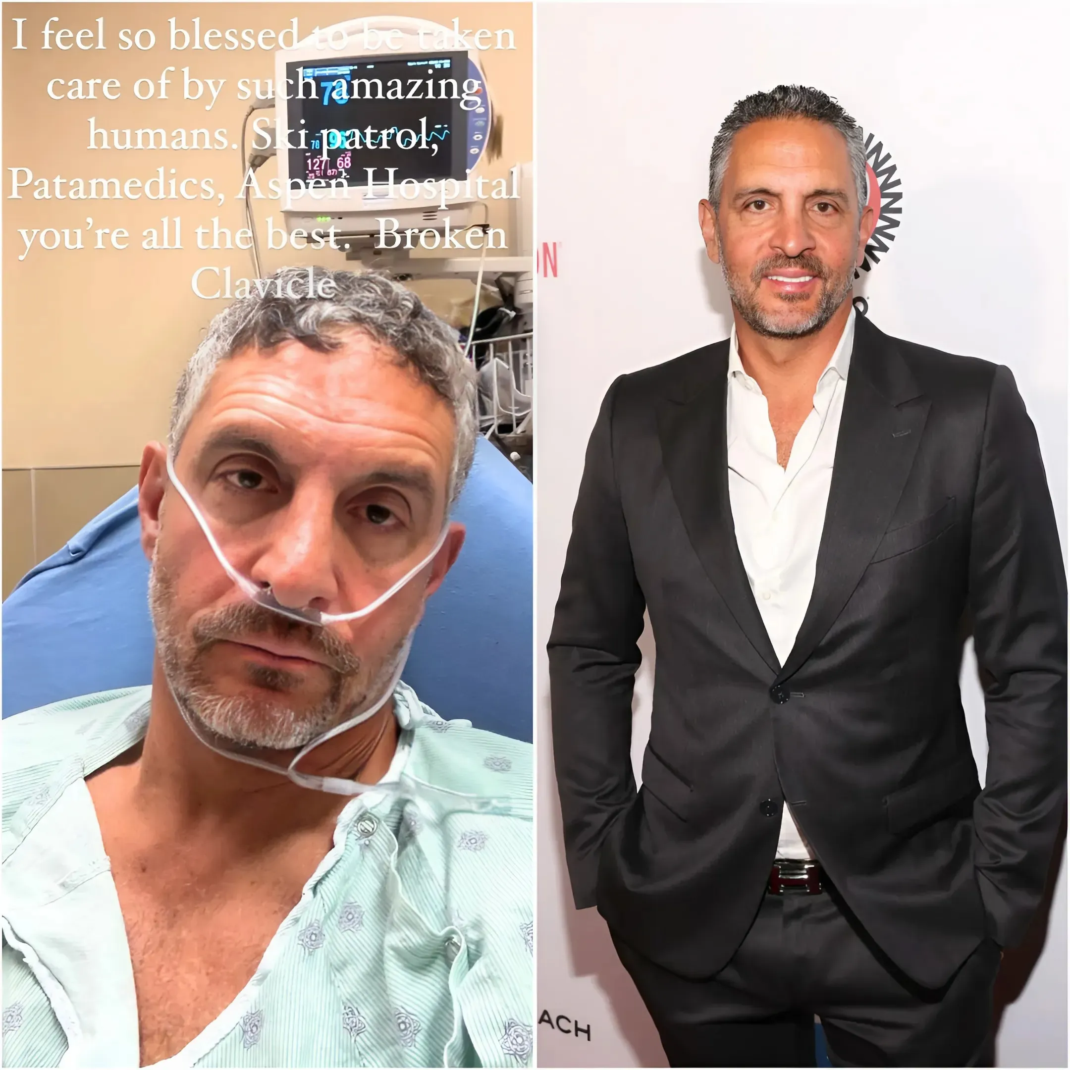 Mauricio Umansky hospitalized with broken clavicle after skiing accident in Aspen