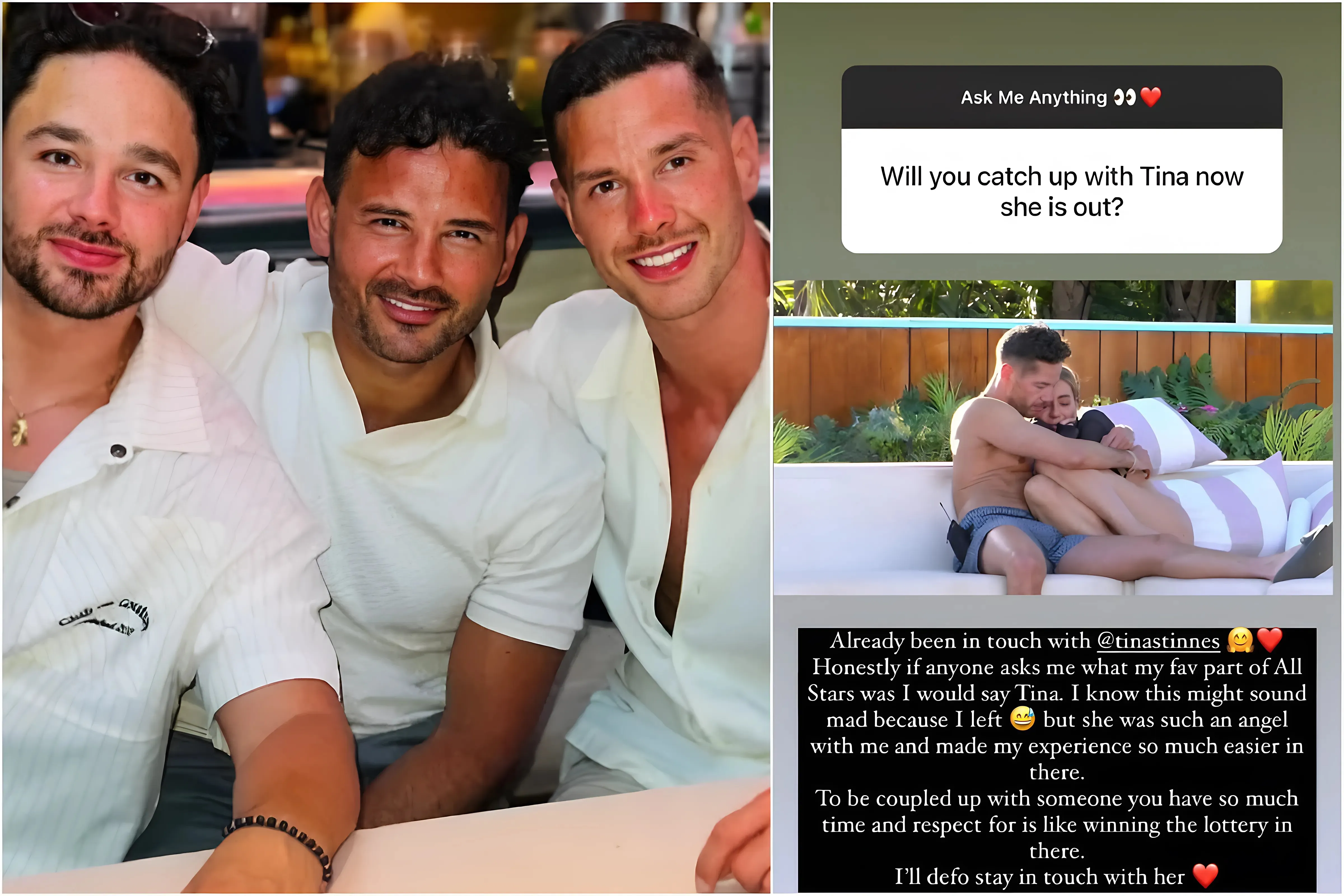 Scott Thomas Shares What 'Annoyed' His Brothers After Love Island All Stars Exit & Gives Tina Stinnes Update trucc