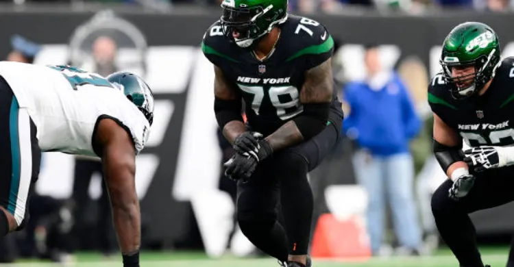 Jets Right tackle Morgan Moses is not expected to return