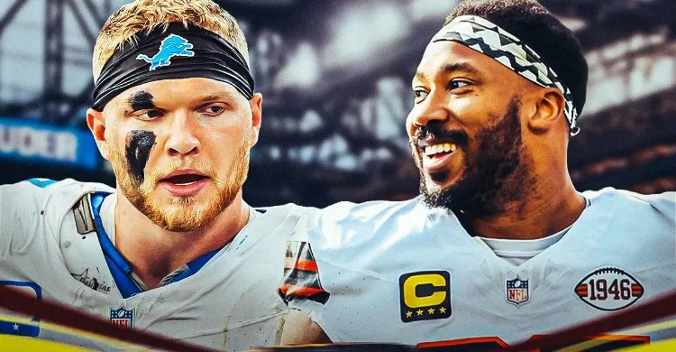 Lions star Aidan Hutchinson's 'deadly' reaction to Myles Garrett trade possibility