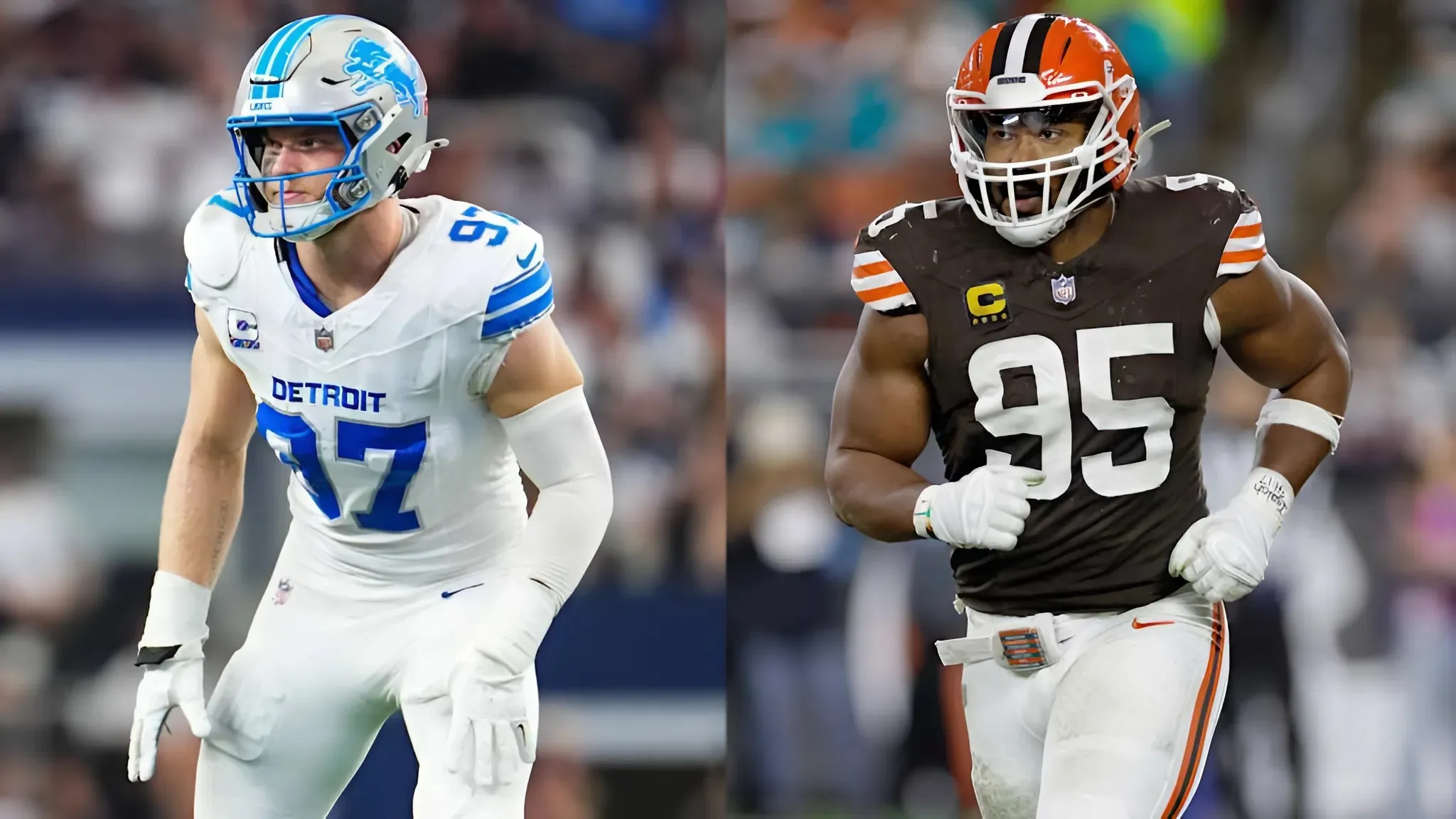 Lions star Aidan Hutchinson's 'deadly' reaction to Myles Garrett trade possibility