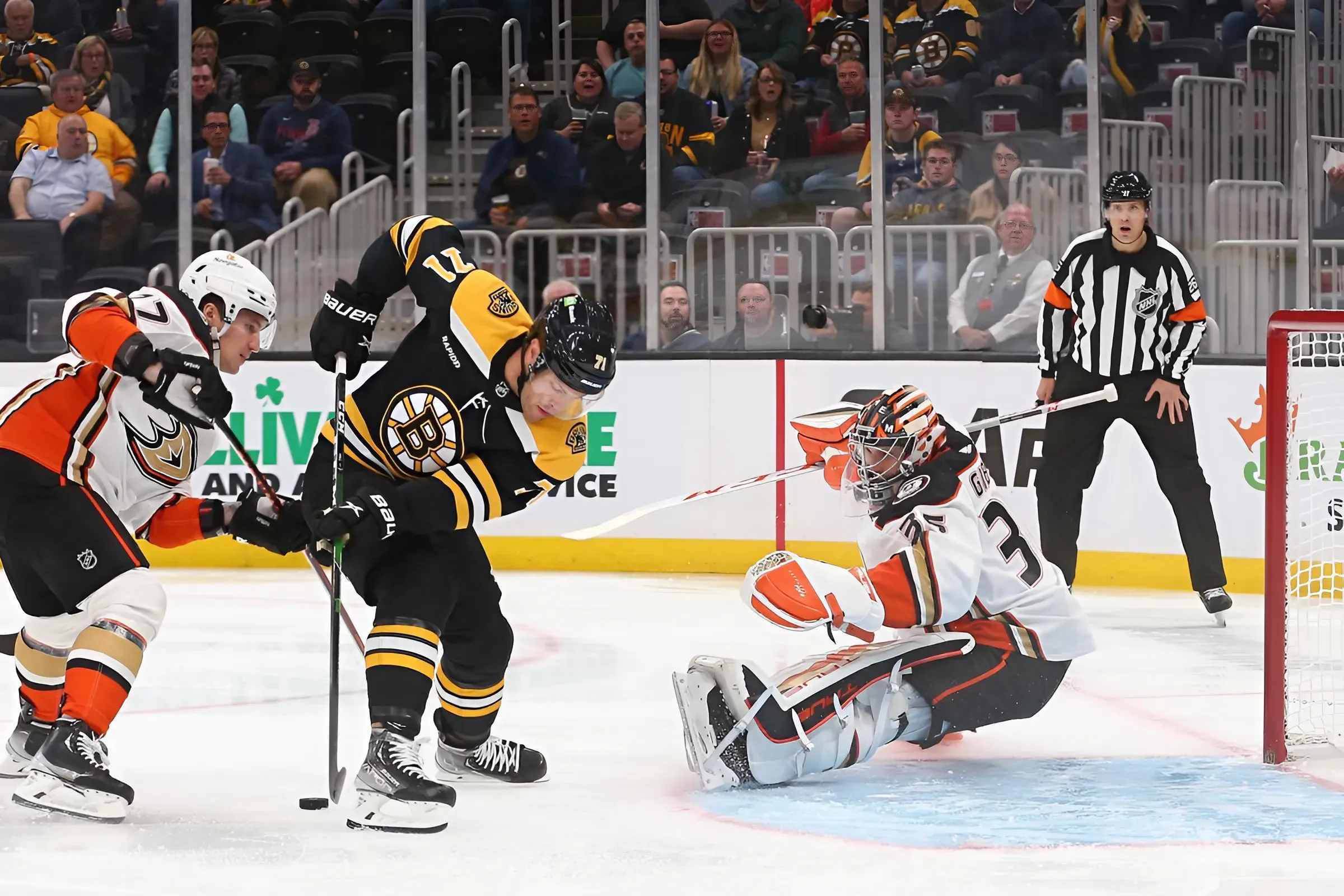 Bruins lose to Ducks, 3-2, in OT in return from break