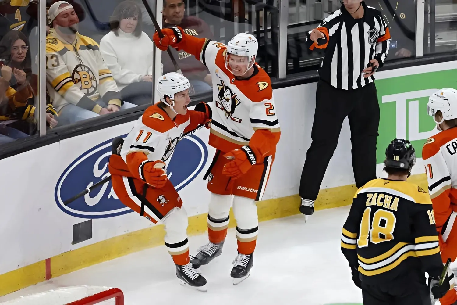 Bruins Drop Crucial Point To Ducks In Overtime