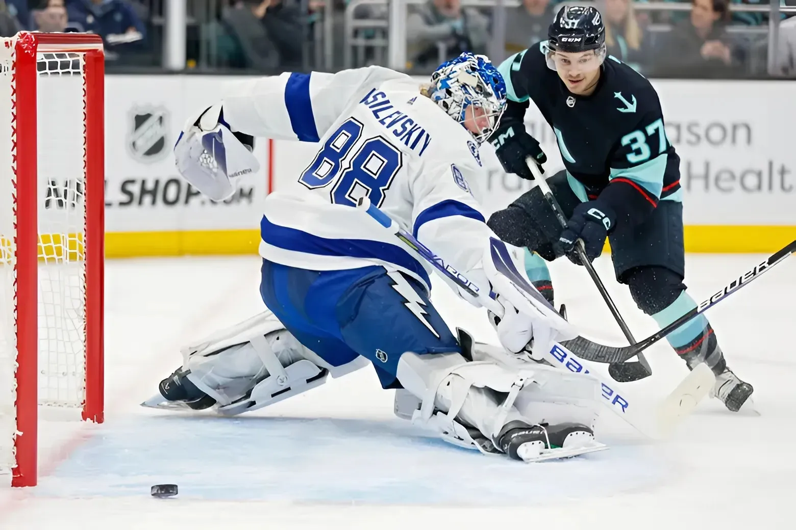 Andrei Vasilevskiy, Lightning look to stay hot vs. Kraken