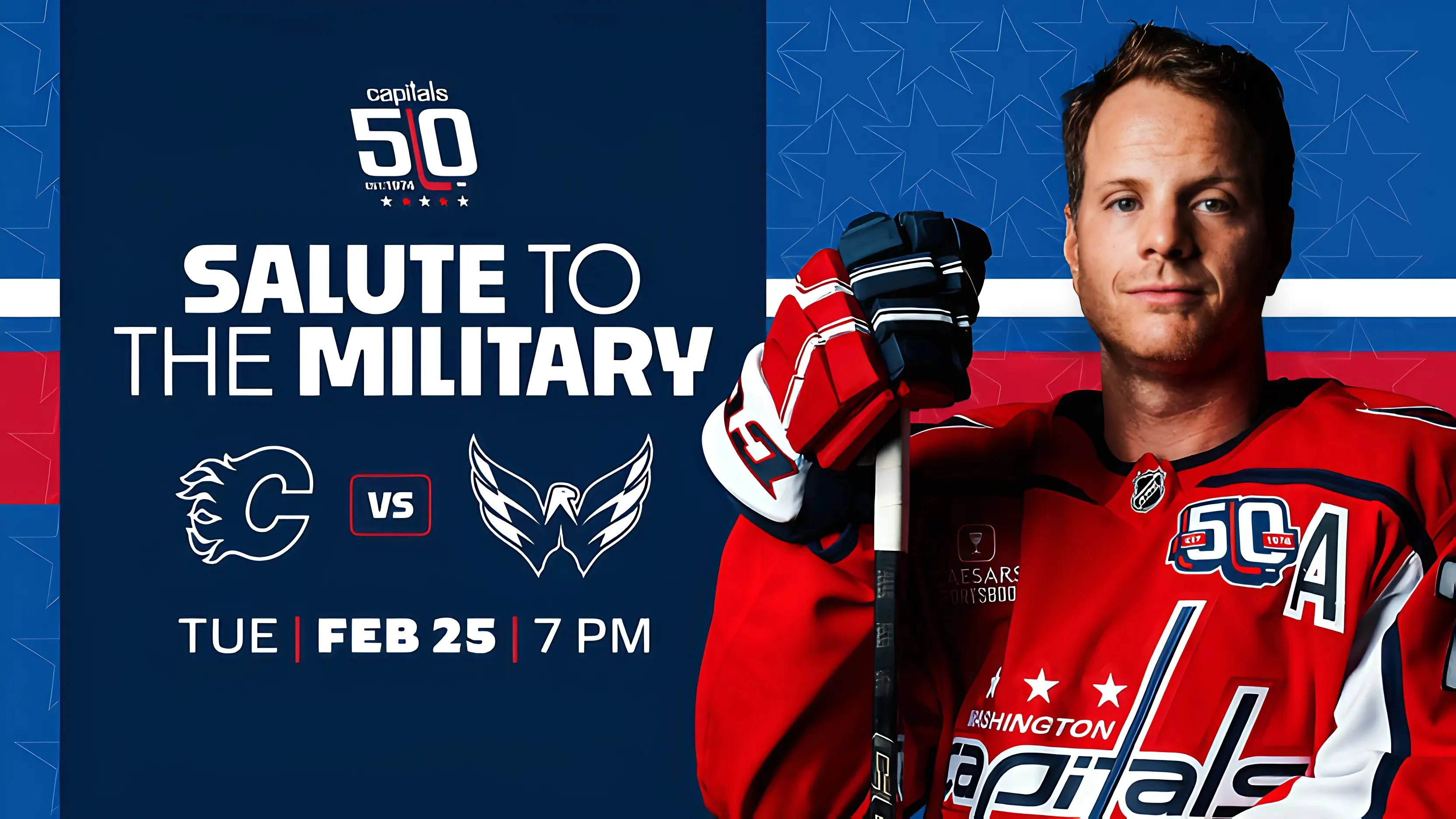 Capitals to Honor Heroes on Salute to the Military Night Feb. 25 trucc