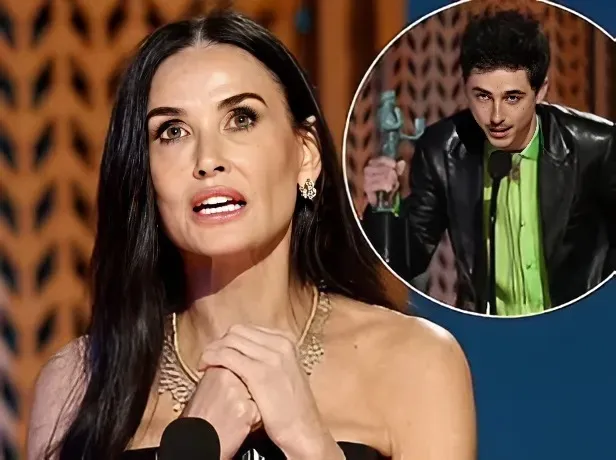 Timothee Chalamet & Demi Moore Stun as Big Winners at SAG Awards – What This Means for the Oscars