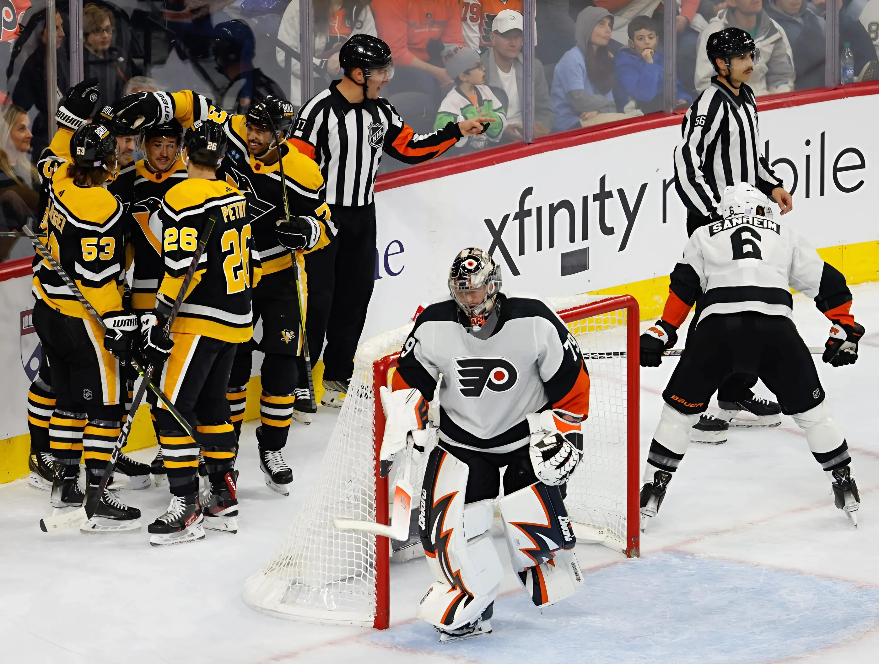 Flyers host the Penguins after Tippett's 2-goal game