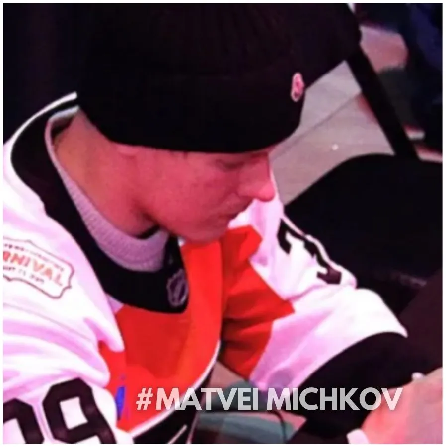 Matvei Michkov says he needed the break to recoup, and he’s actually more comfortable in North America “The new guys gave me energy”