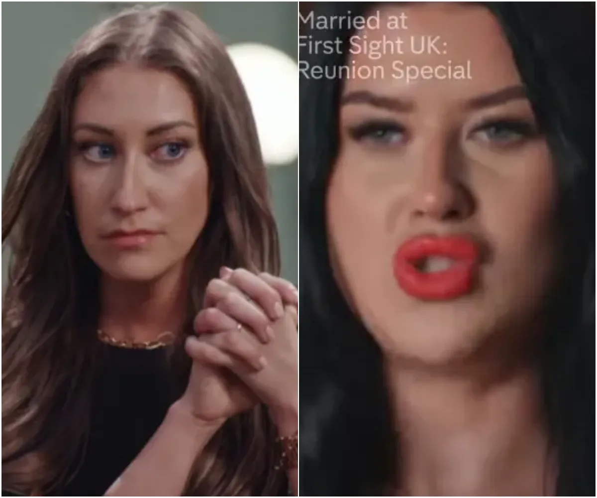 Watch the shock moment MAFS star Hannah breaks down in tears as she comes face to face with rival at explosive reunion - suong