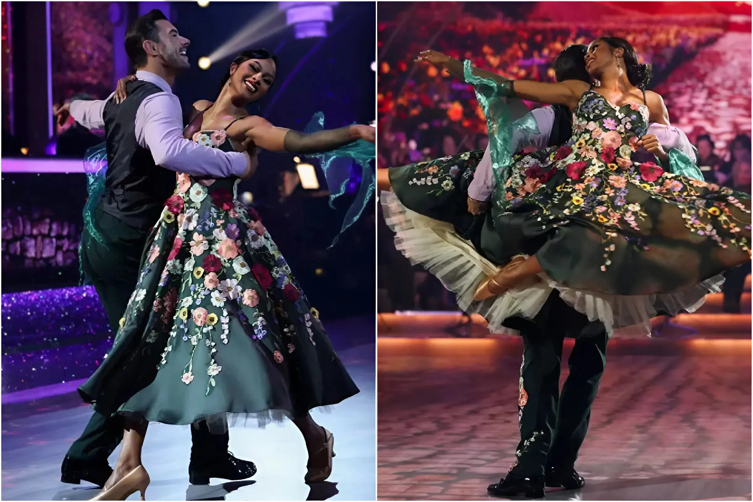 Brian's Ballroom Belle Stuns DWTS Judges with Mesmerizing Elegance! trucc