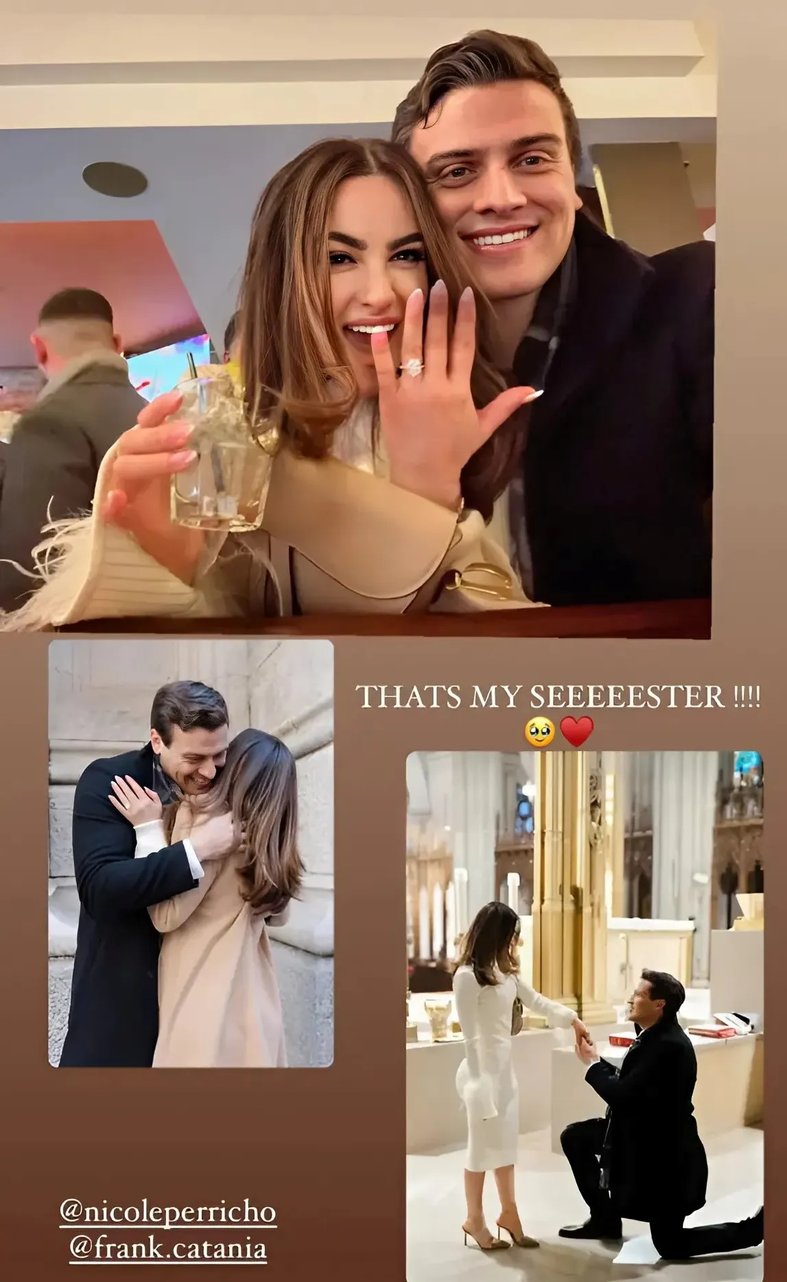 PHOTOS: Dolores Catania’s Son Frankie Gets Engaged to Nicole Perricho! See Proposal Pics as RHONJ Star Reacts and Showcases Engagement Ring-quang