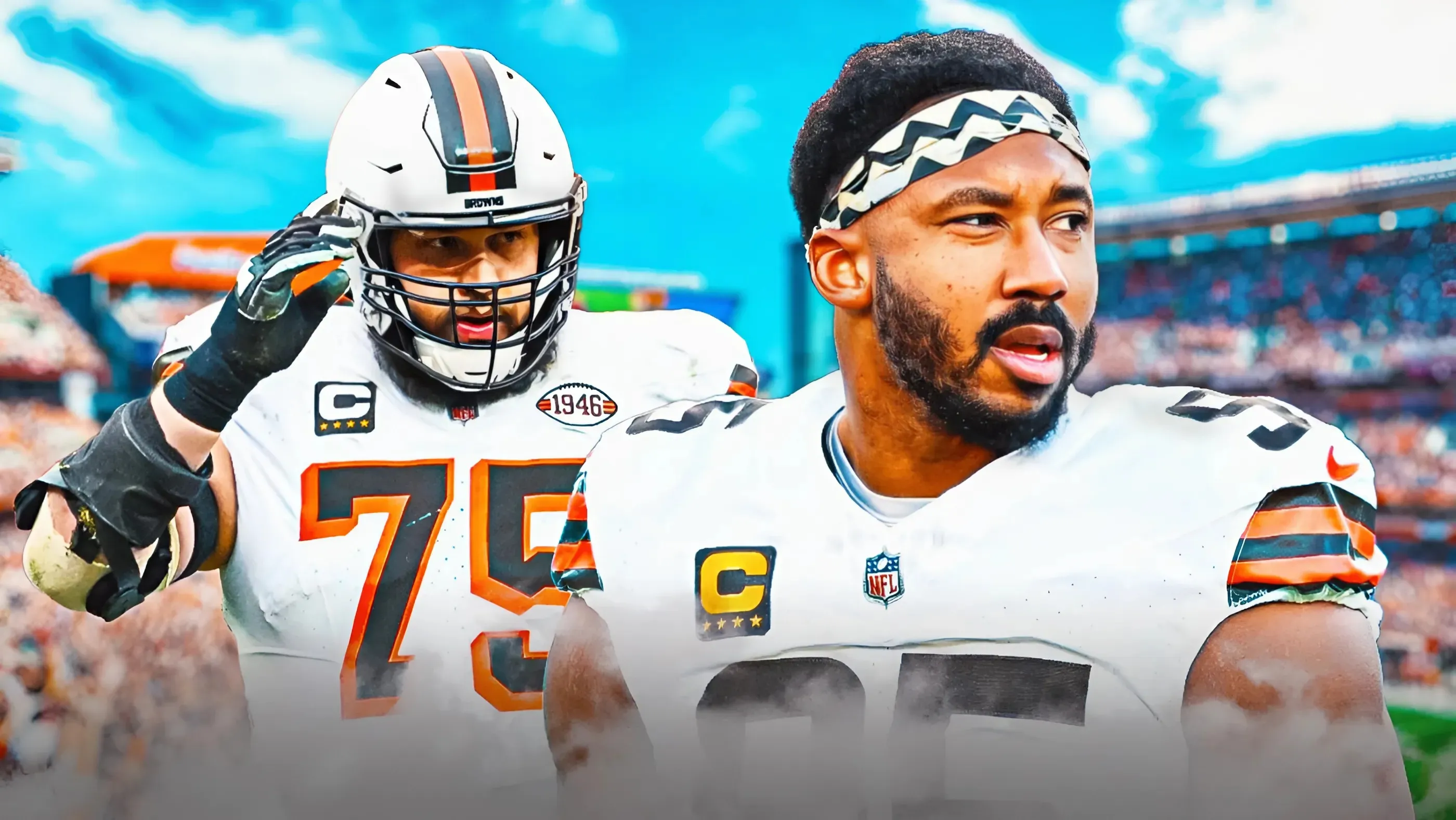 Browns’ Joel Bitonio reveals Myles Garrett trade impact on retirement decision