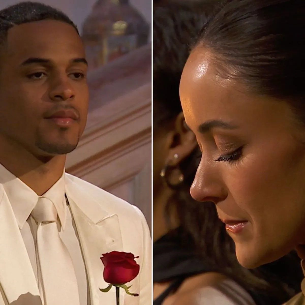 The Bachelor: Grant's Rose Ceremony Is Halted When 1 Woman Asks to Pull Another Aside Moments Before His Decision (Exclusive)