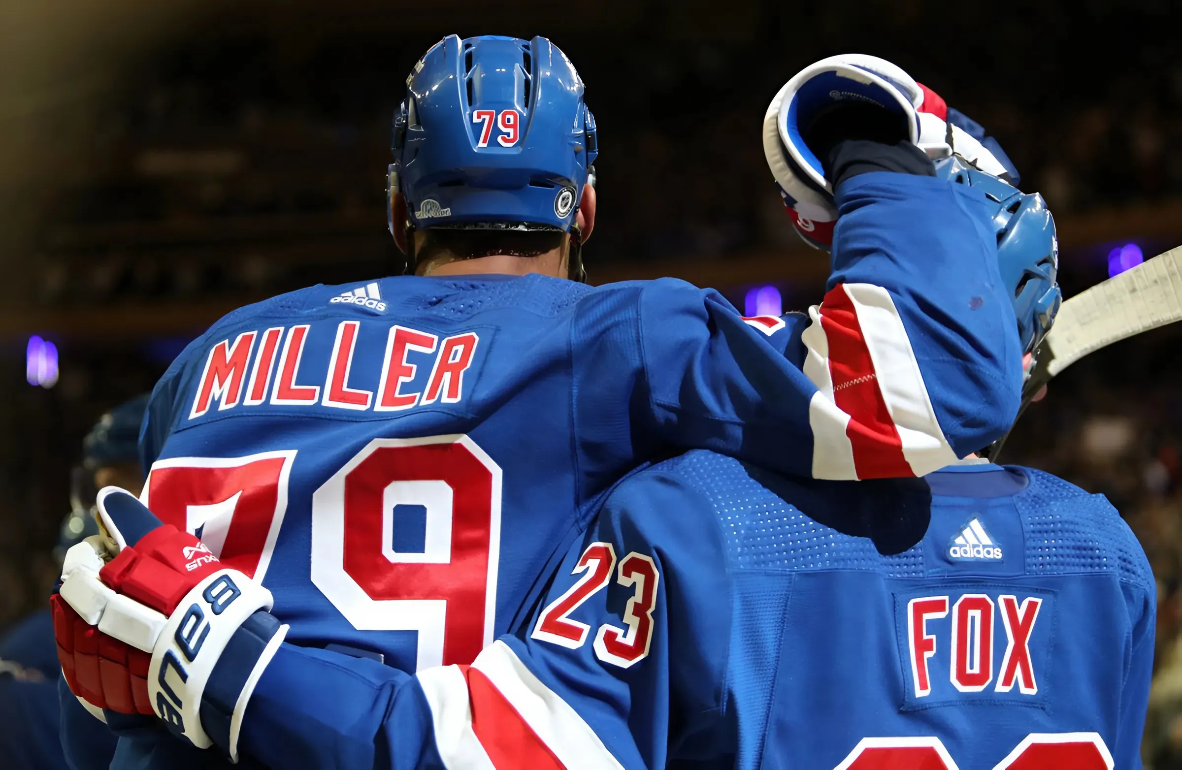 Rangers’ K’Andre Miller, Adam Fox injured versus Islanders