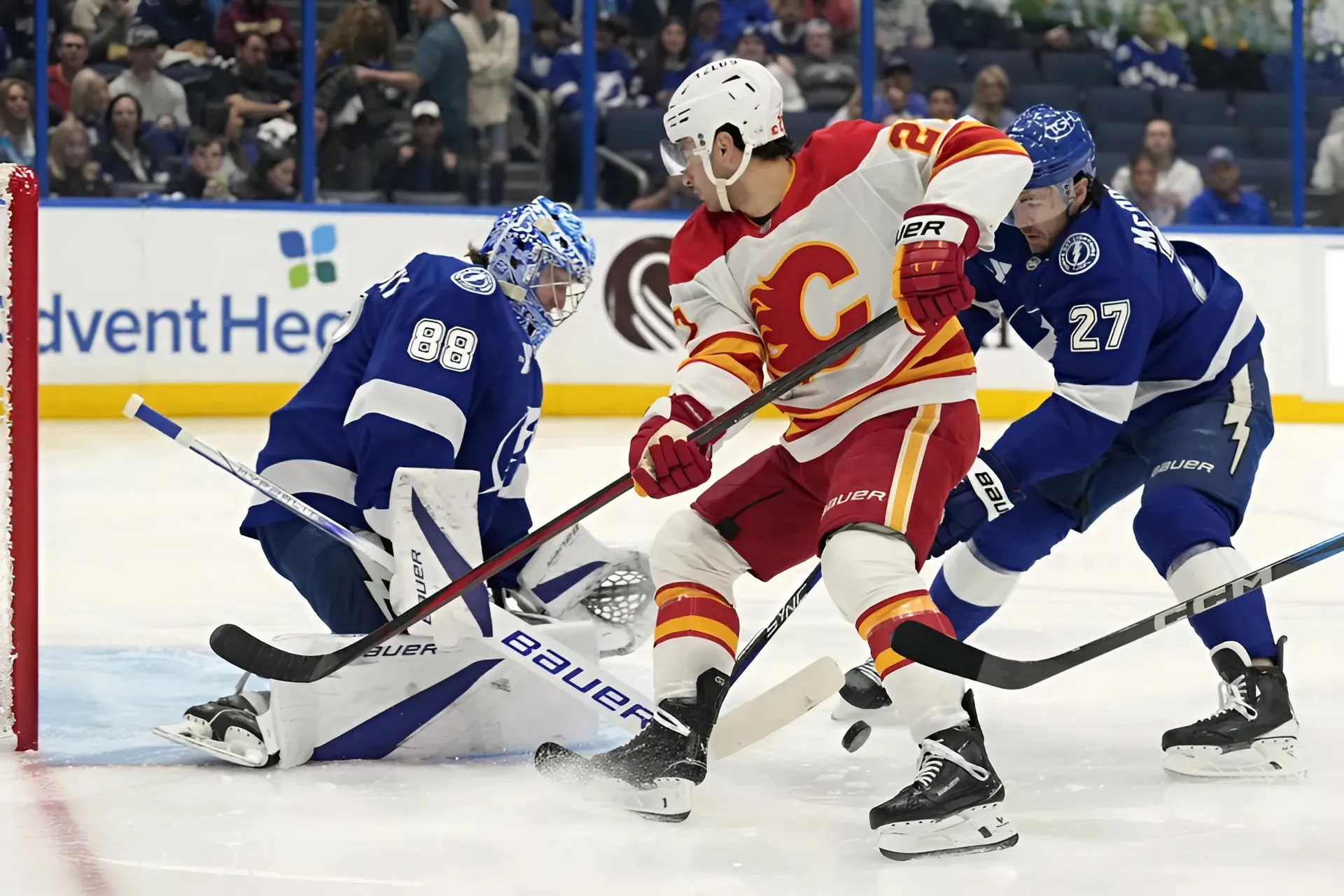 Andrei Vasilevskiy’s Shutout vs. Flames Propels Lightning to 7th Straight Win