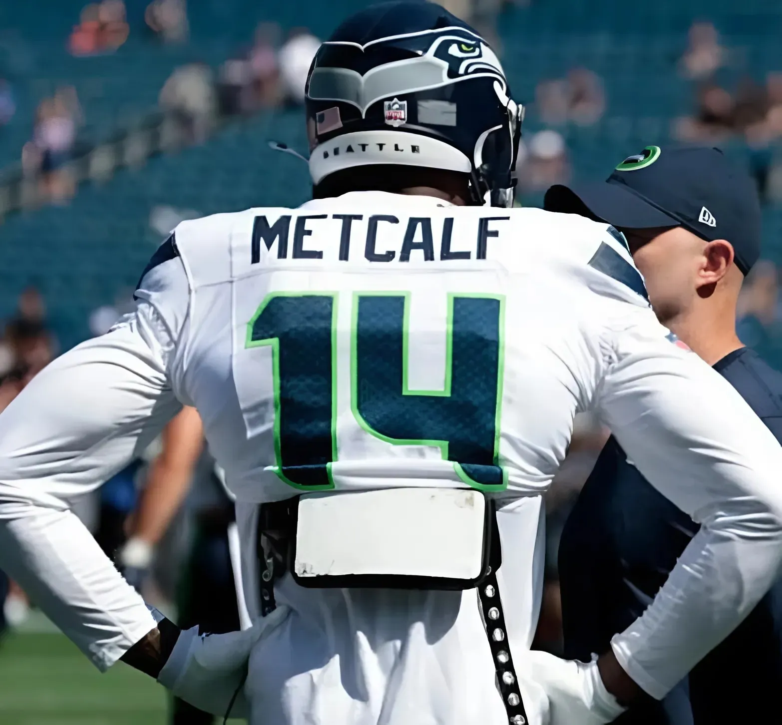 DK Metcalf trade buzz: Patriots 'kicked the tires' on Seahawks receiver