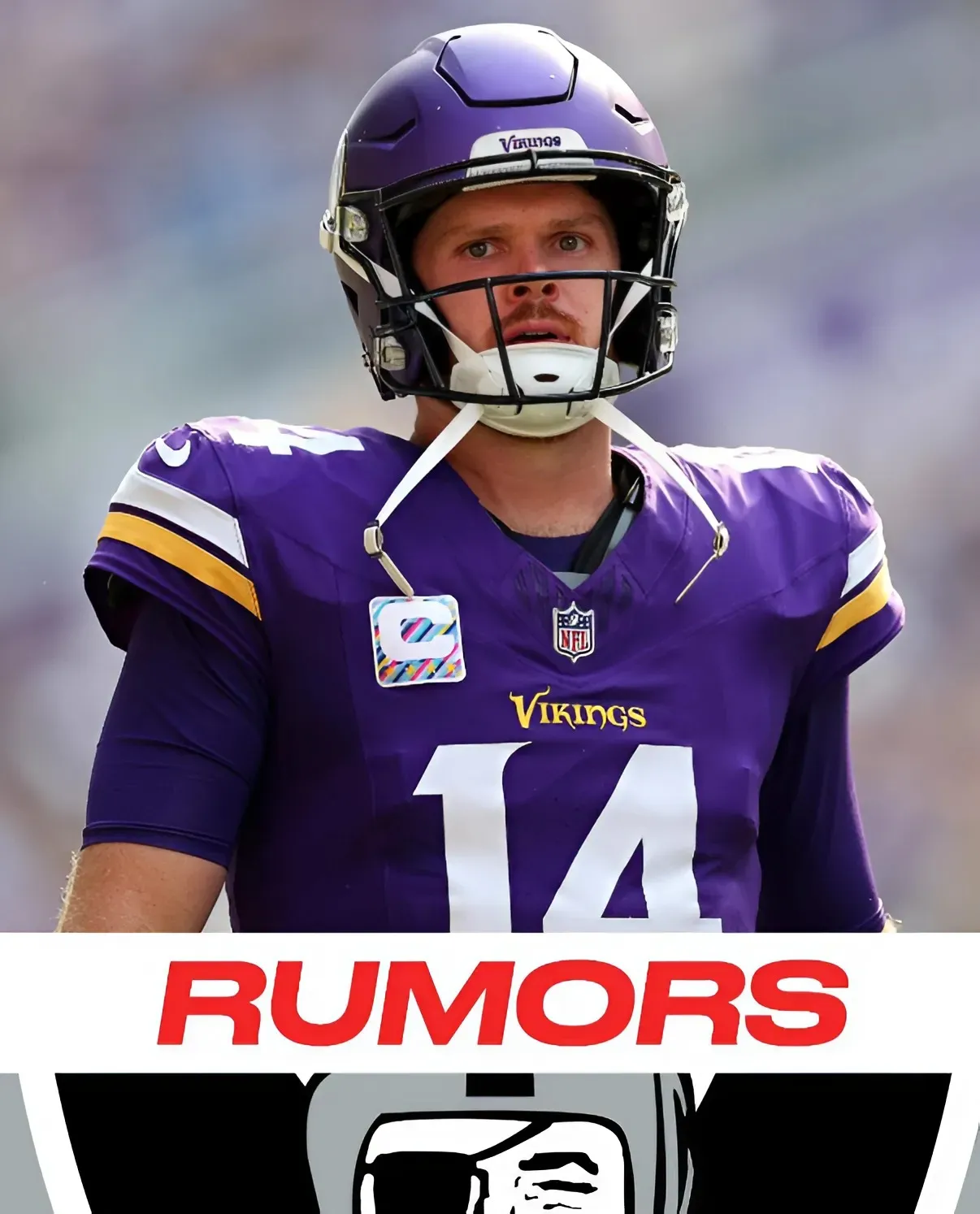 Raiders Working to Trade for Vikings QB Sam Darnold: Report