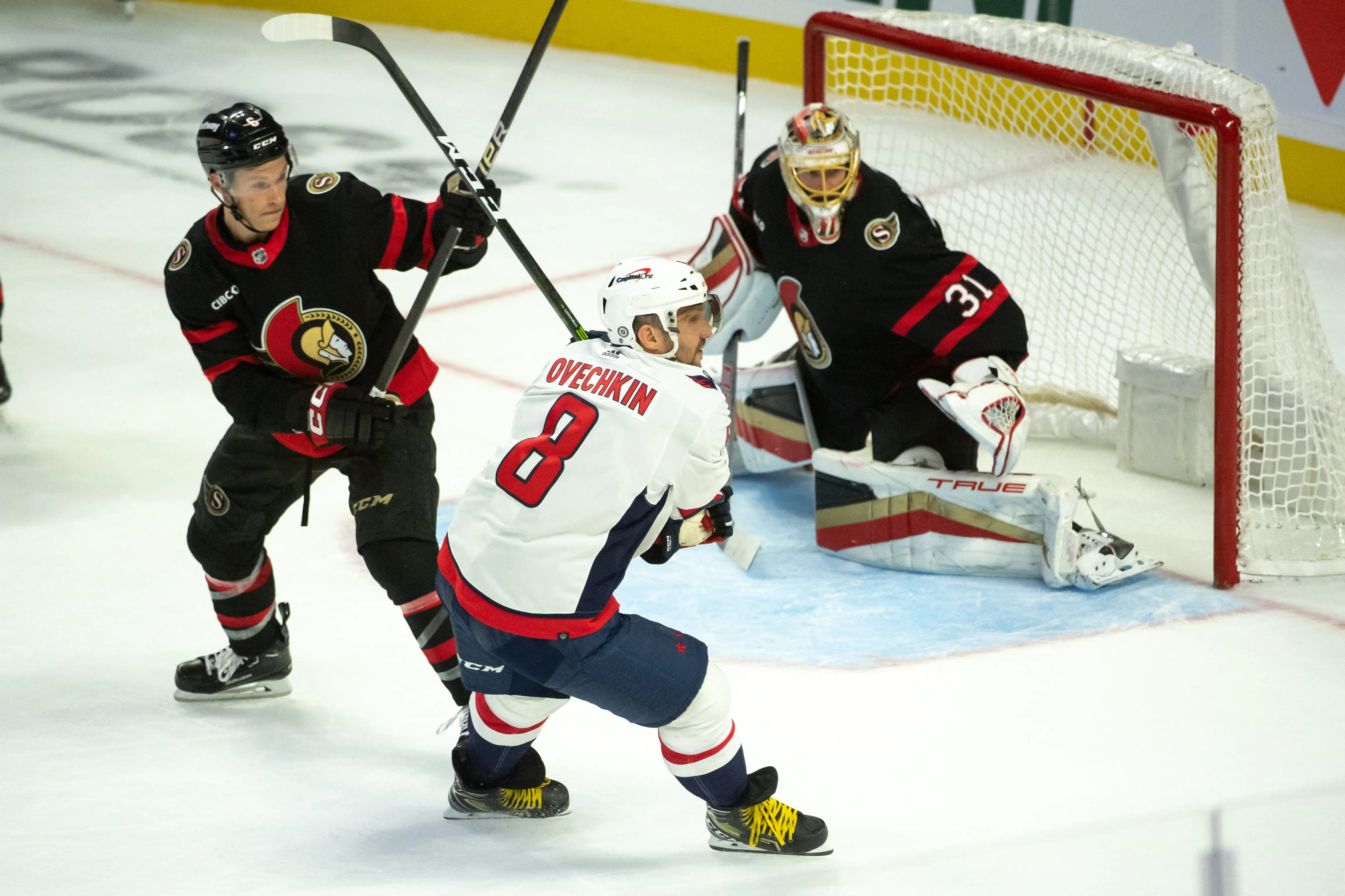 Capitals not fretting over rare skid as Senators visit