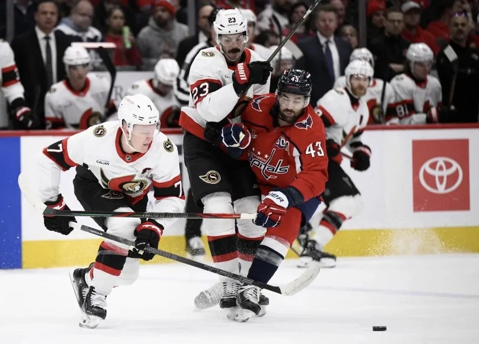 Tom Wilson records second career Gordie Howe hat trick against Ottawa Senators: ‘He’s the heart and soul of this team’