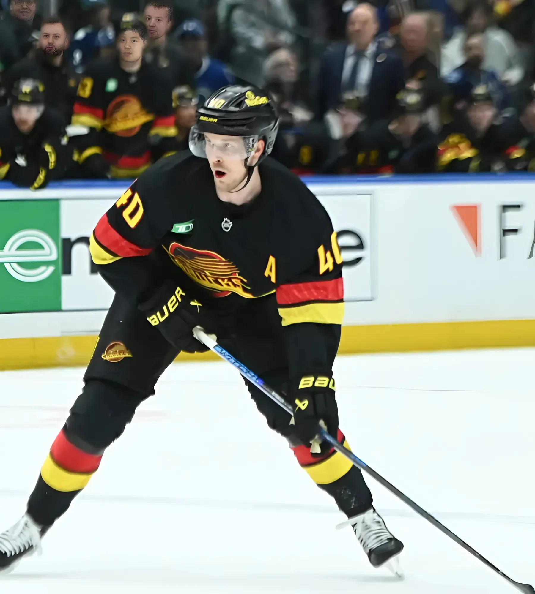 Pettersson wins career-high 20 faceoffs in Canucks’ win over Ducks