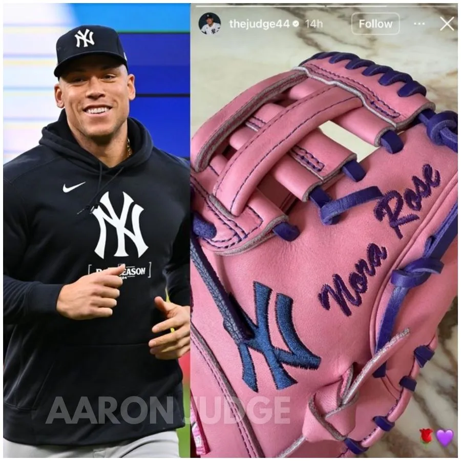 New York Yankees Star Aaron Judge Goes Viral with New Glove That Honors New Daughter