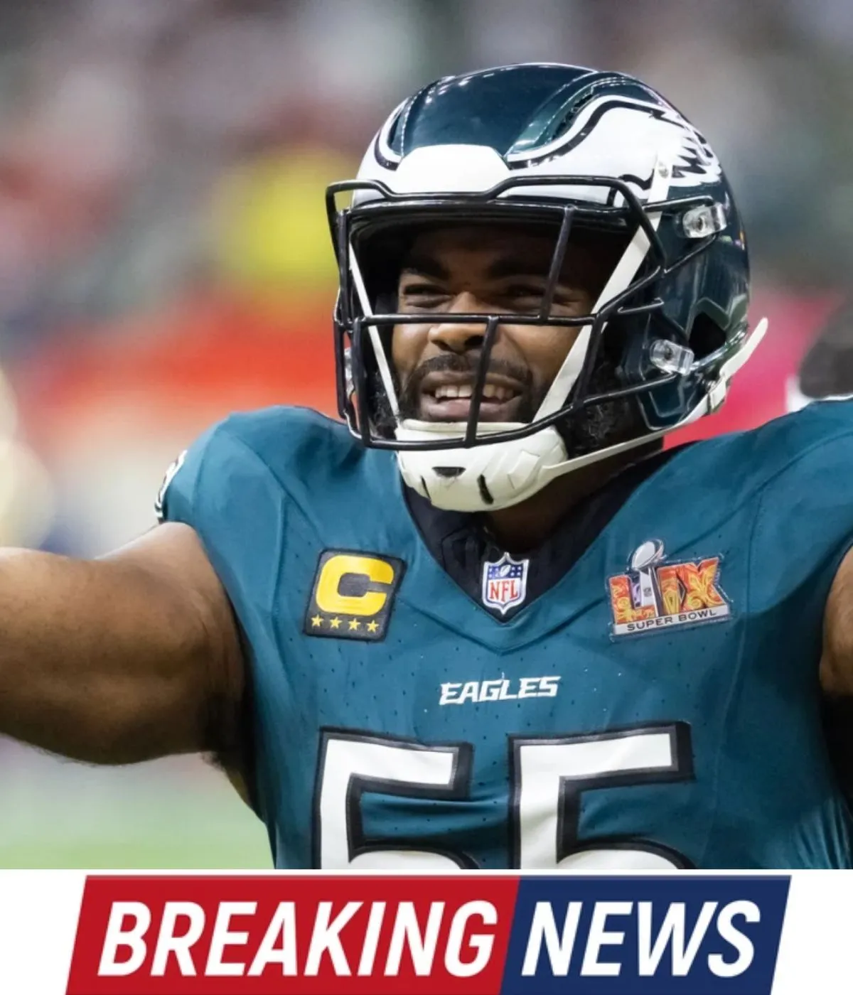 Eagles DE's post-Super Bowl message to teammate goes viral for great reason