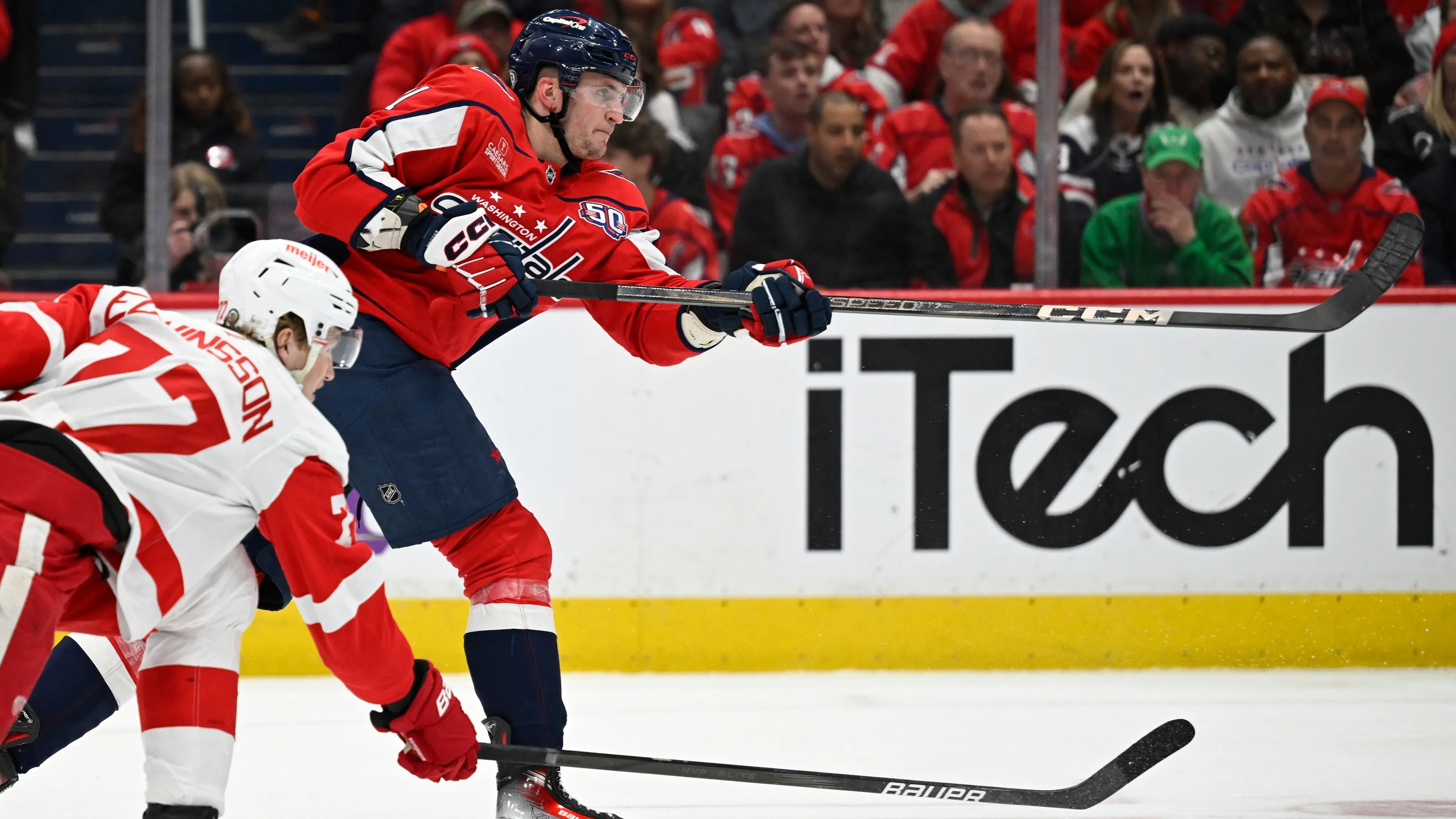 Capitals’ Shorthanded Offense Powers 5-2 Win Over Red Wings