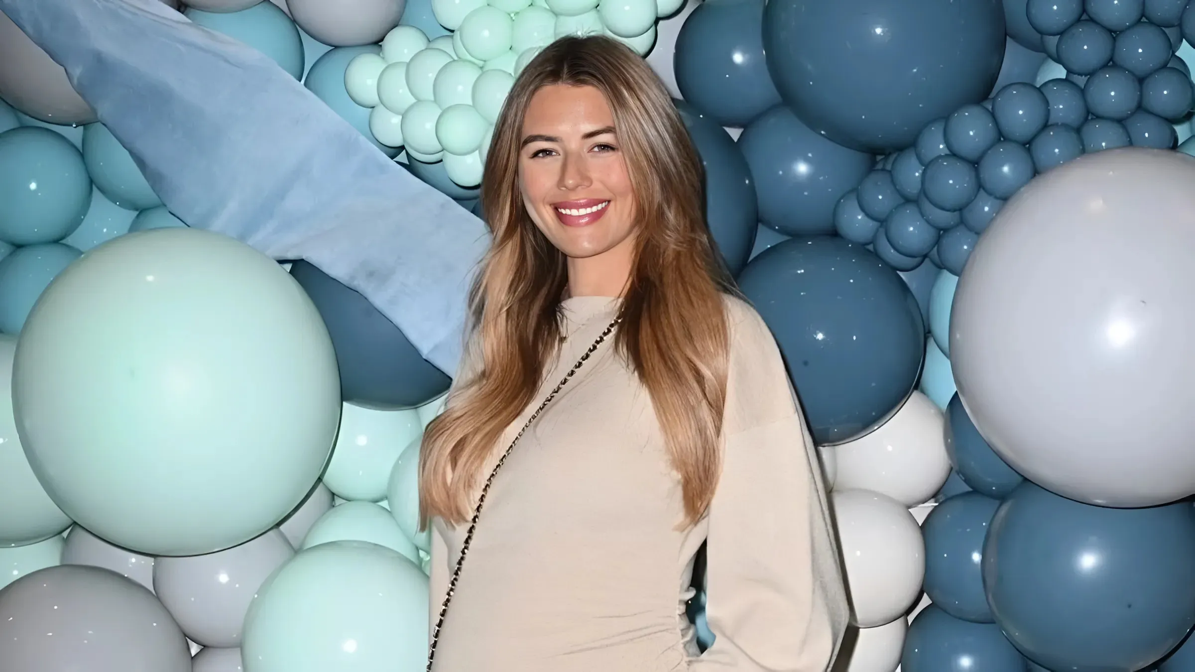 Pregnant Arabella Chi Steals the Show in Chic Mini Dress – Baby Bump Reveal at The Baby Show!" Pregnant Arabella Chi Steals the Show in Chic Mini Dress – Baby Bump Reveal at The Baby Show!"