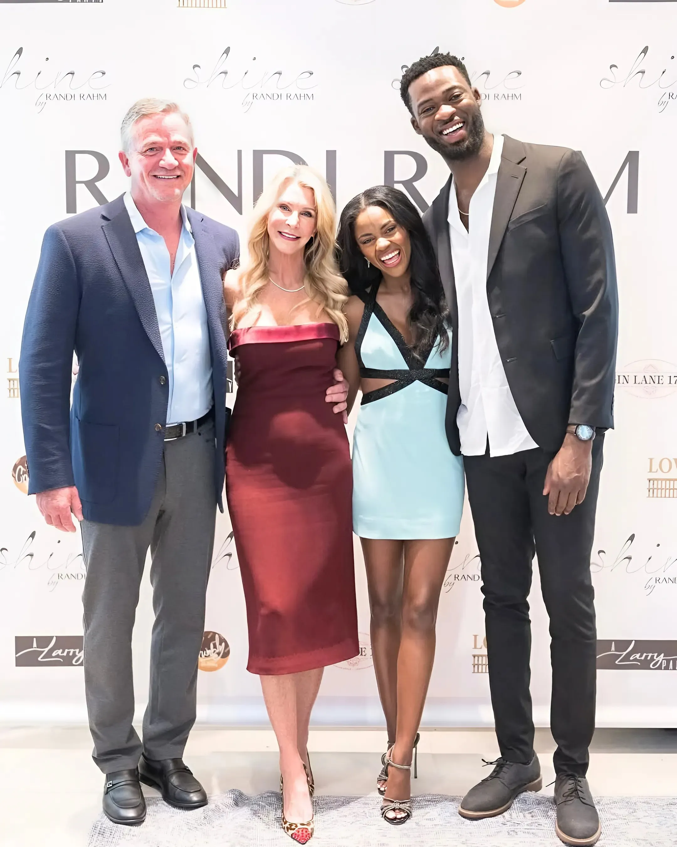 Charity Lawson & Joan Vassos Enjoy Double-Date Night with Their Fiancés Celebrating Bachelor Nation Gowns