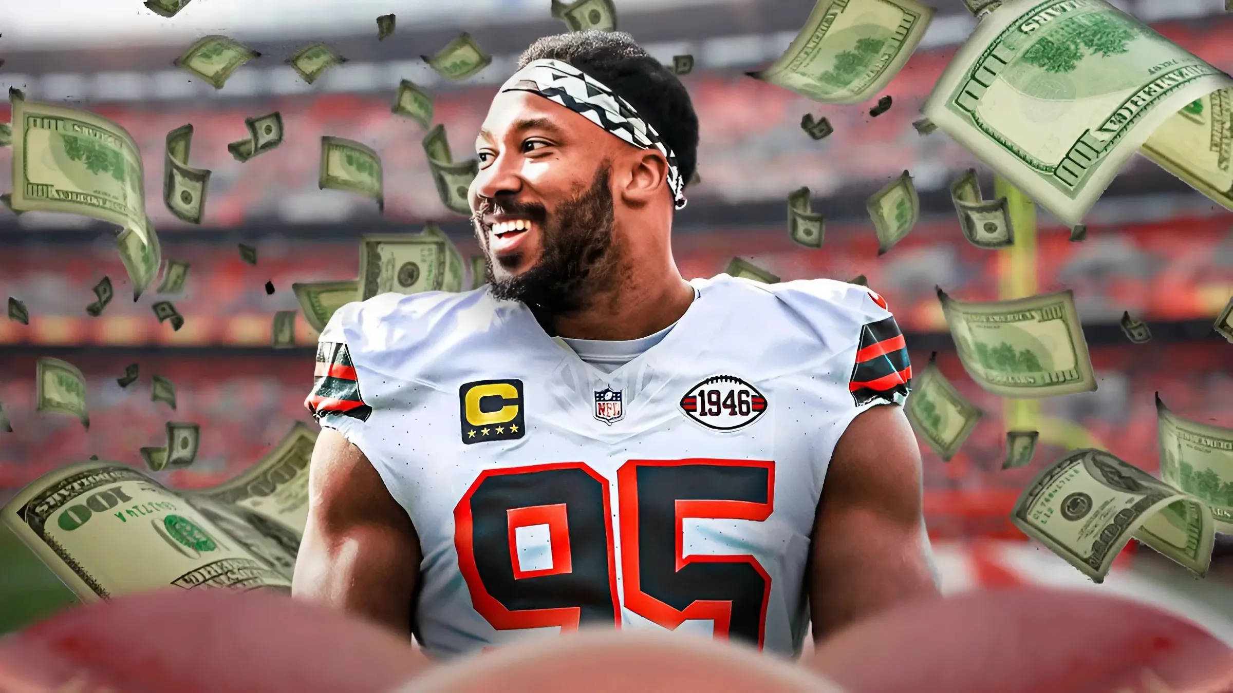 Browns' Myles Garrett trade saga ends with historic $160 million contract extension