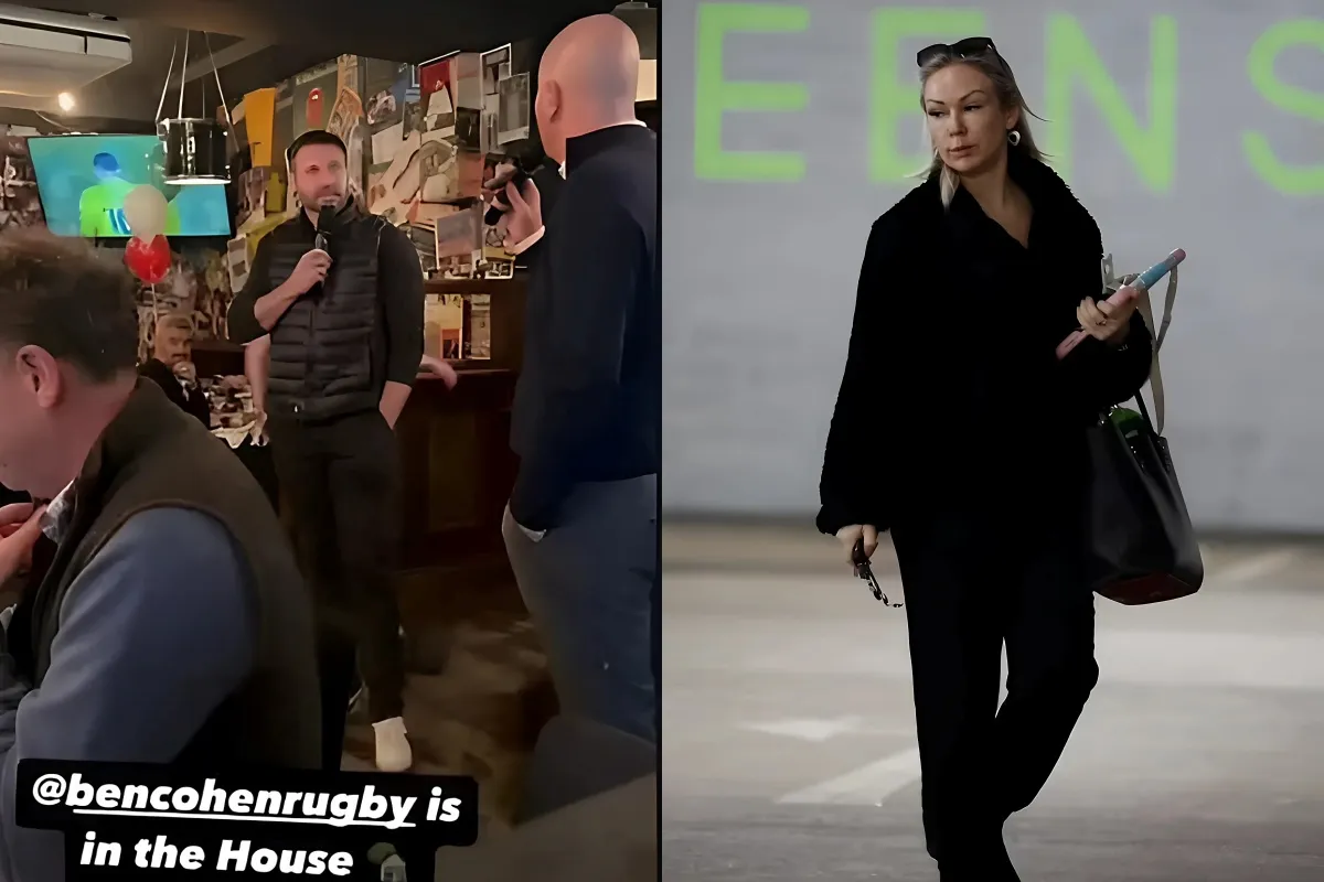 Ben Cohen appears in high spirits on a trip to the pub as he's seen for the FIRST time since split from fiancée Kristina Rihanoff  - just 24-hours after she was spotted looking downcast liennhi
