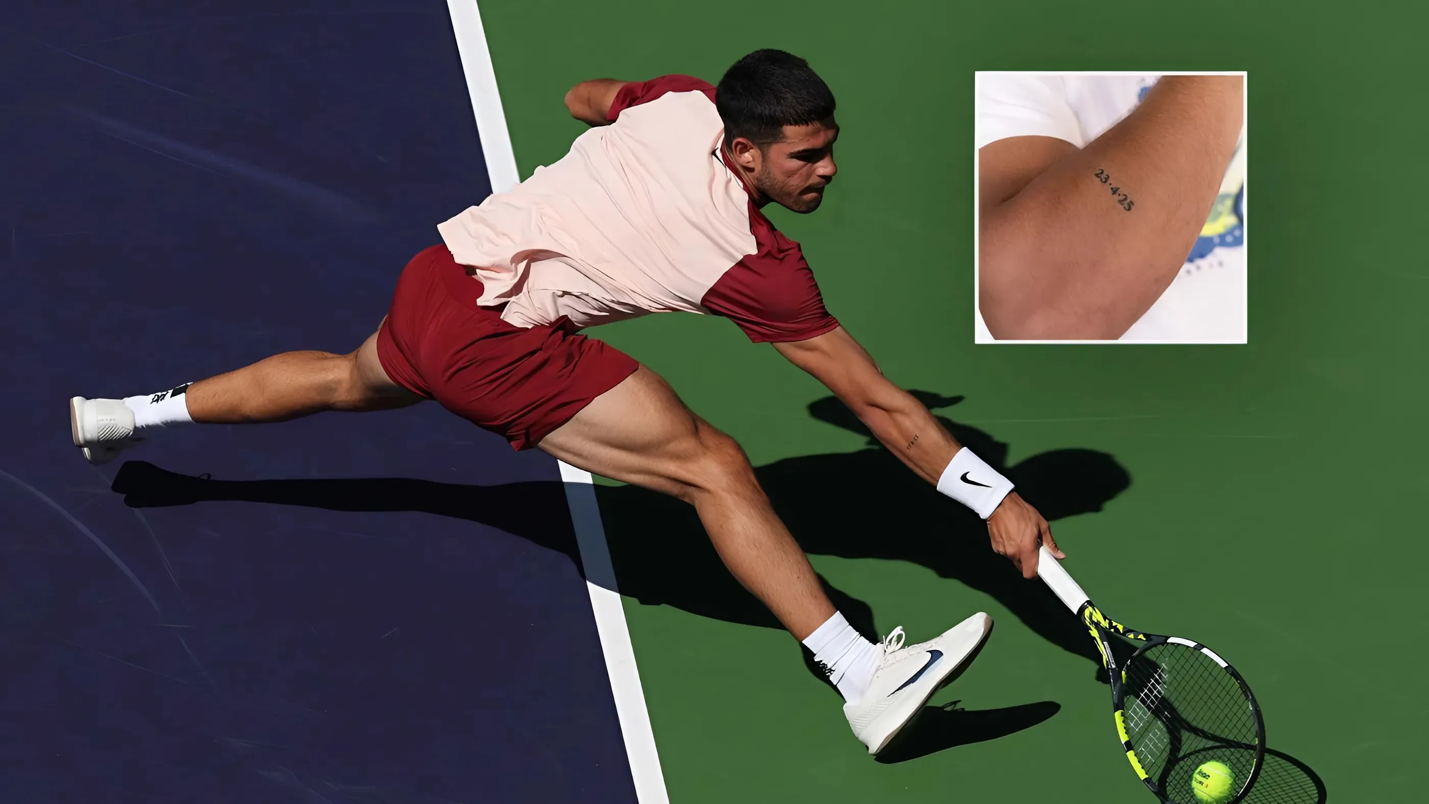 Outfit of the Day: Carlos Alcaraz debuts new kit, and new ink, in Indian Wells